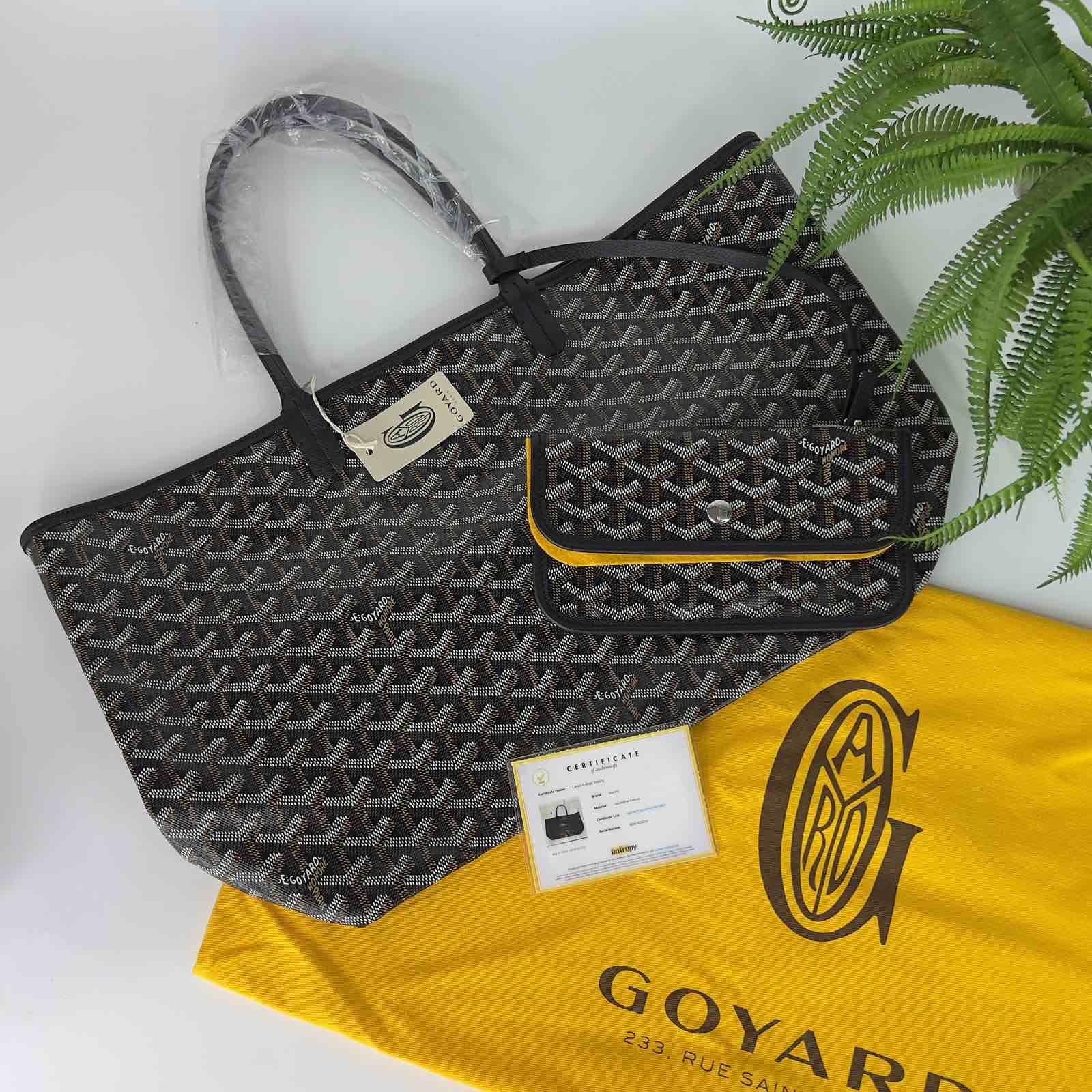 Goyard, Bags, Sold Authentic Goyard St Louis Tote Pm Black