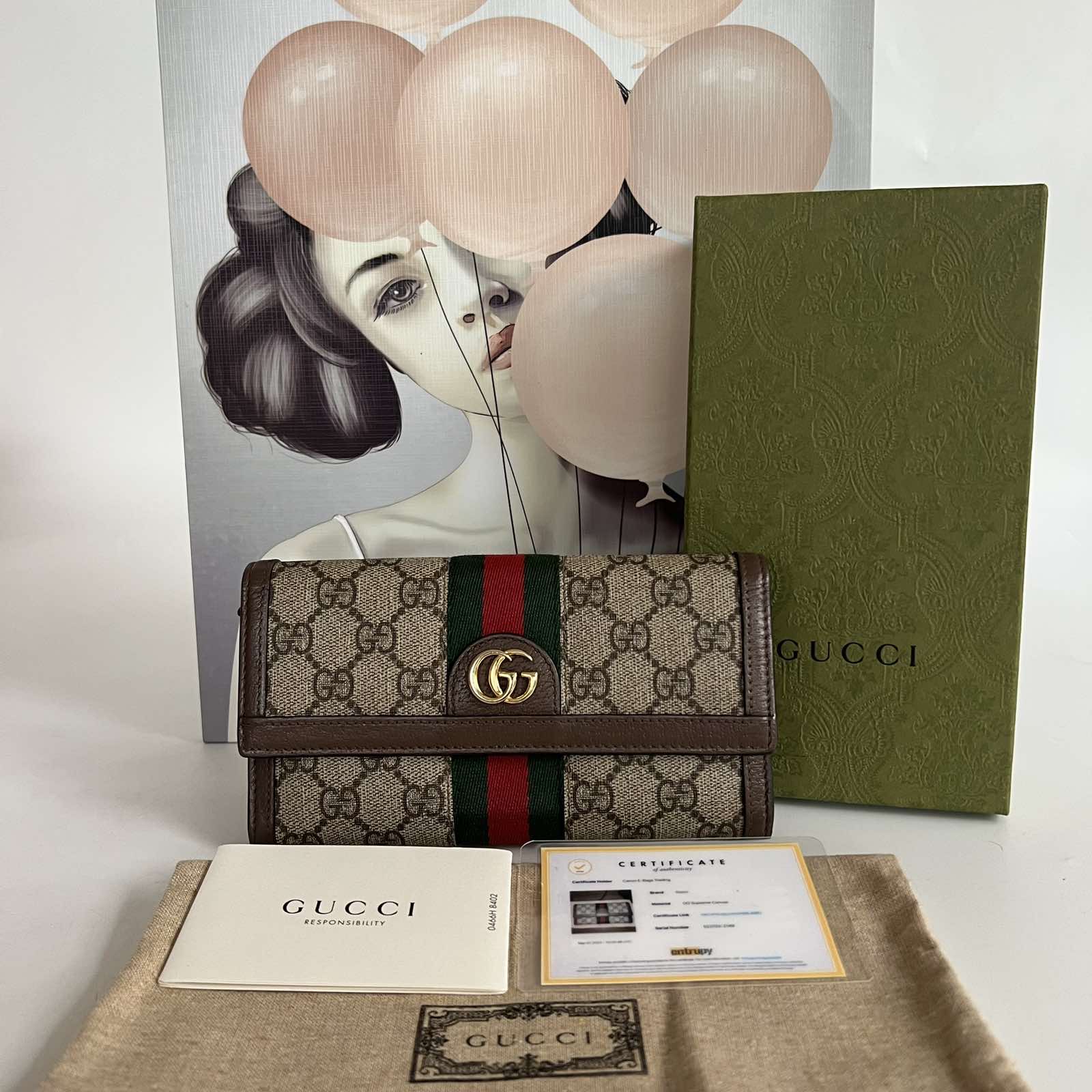 Gucci GG Supreme Ophidia Card Case. Made in Italy - Canon E-Bags Prime