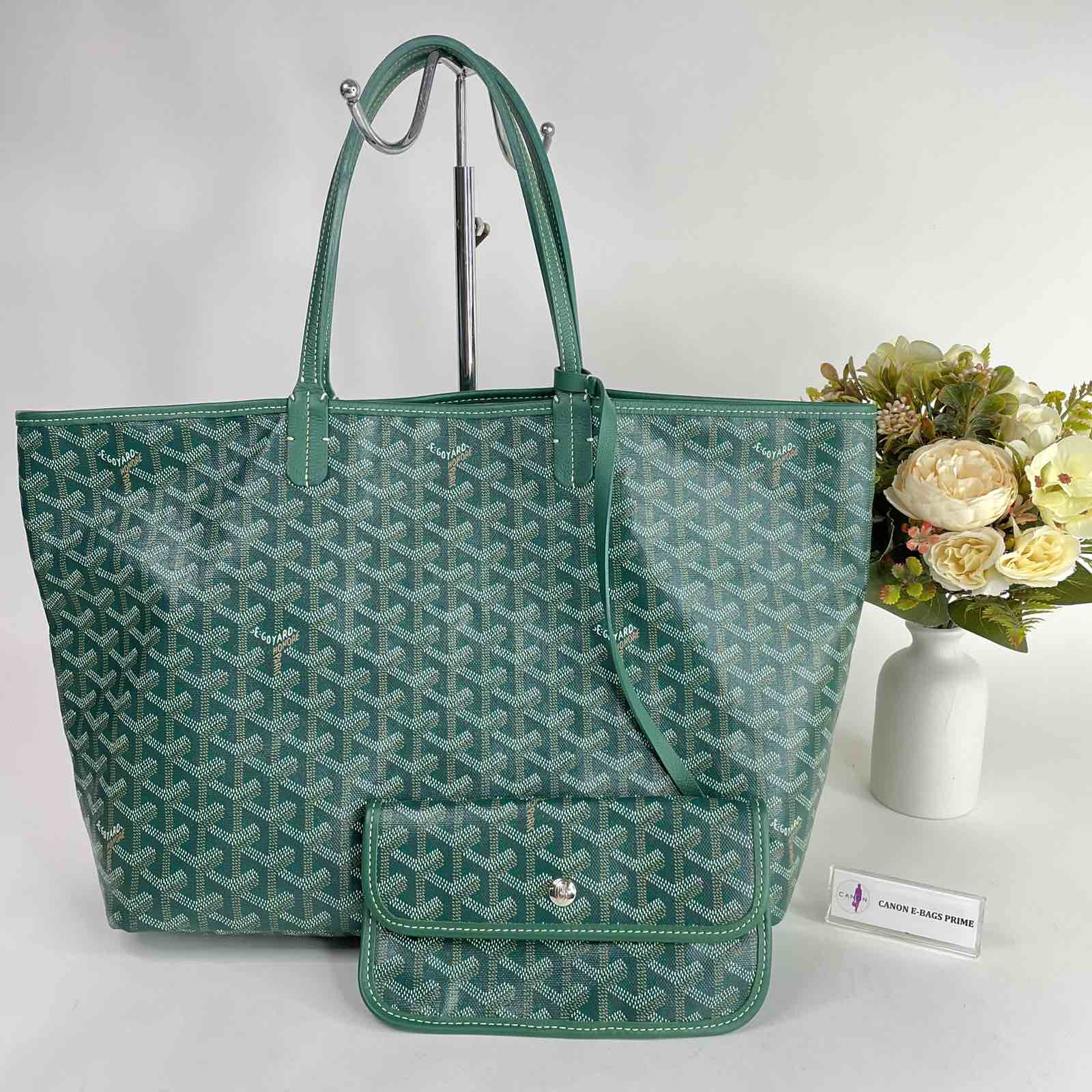 Goyard St Louis PM Green. Made in France, Luxury, Bags & Wallets
