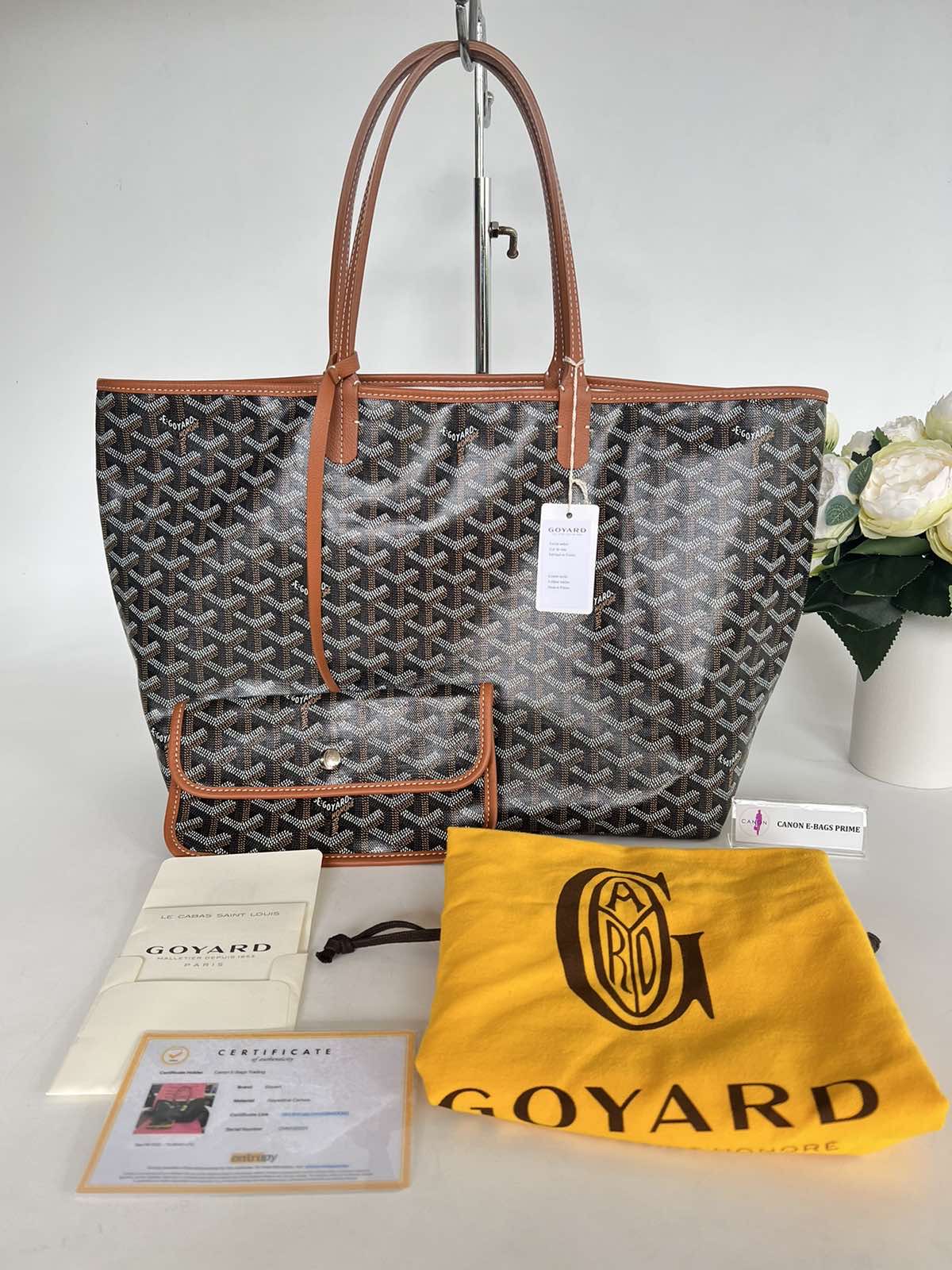 Goyard St. Louis Blue PM. Made in France. With tag, pouch, care cards,  dustbag & certificate of authenticity from ENTRUPY ❤️ - Canon E-Bags Prime