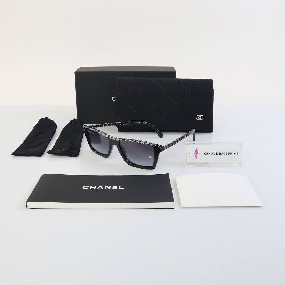 Metal CC Design Sunglasses