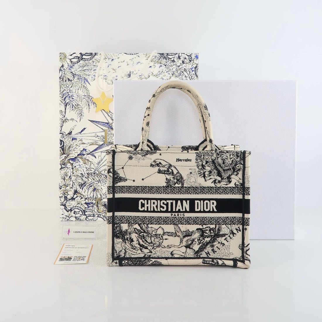 Book Tote Embroidered Hercules