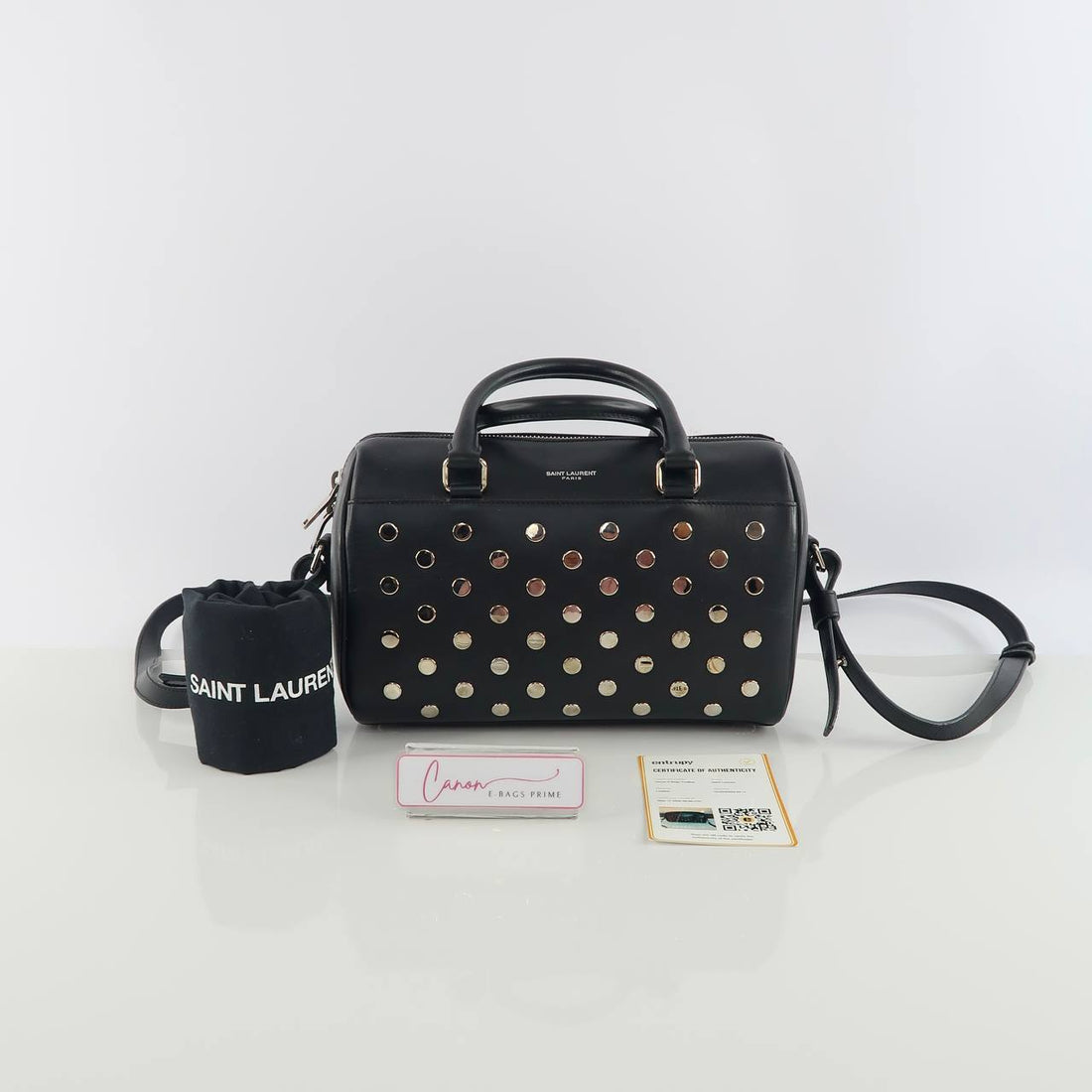 Classic Duffle Bag Studded Leather Baby