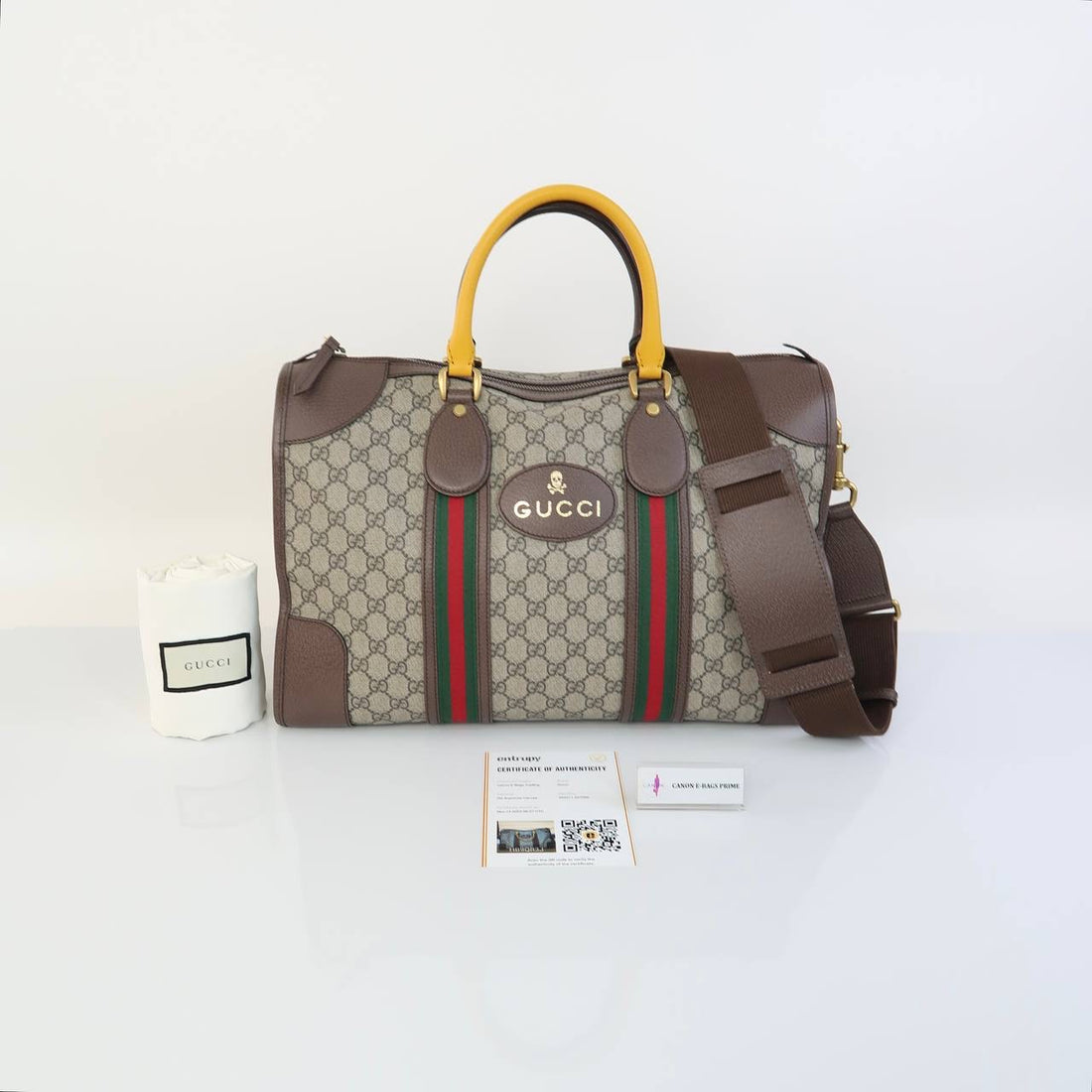 GG Neo Supreme Canvas Duffle Bag