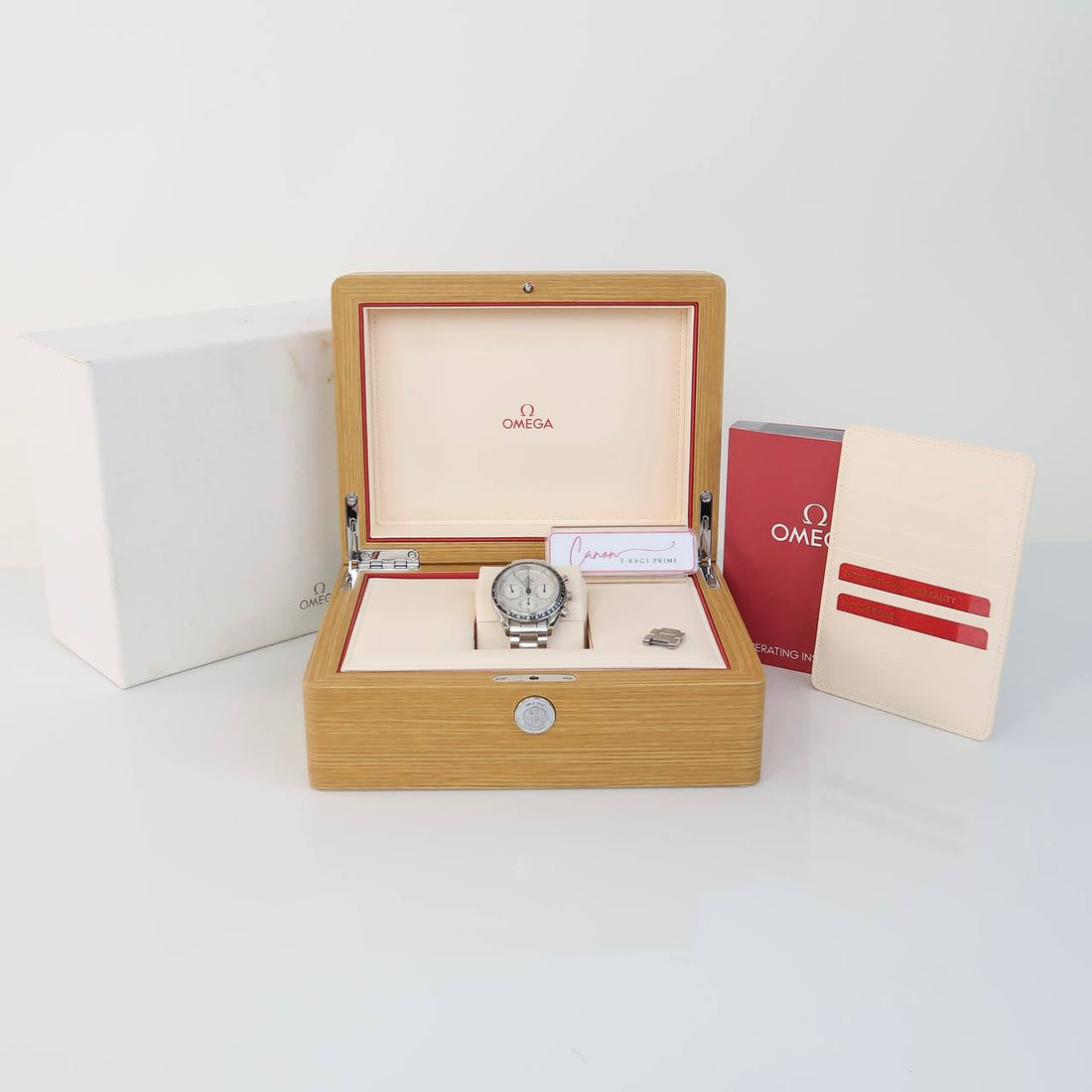Speedmaster Racing Watch Silver Opaline Dial (Panda)