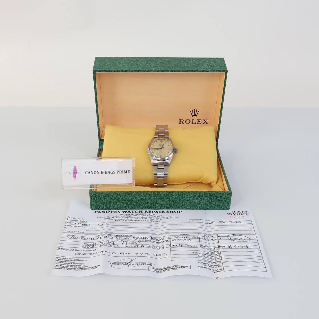 Rolex Oyster Royal Silver (31mm) Steel/After Market Bracelet Watch