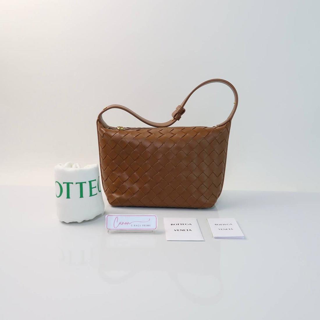 Wallace Bag in Intrecciato Woven Leather