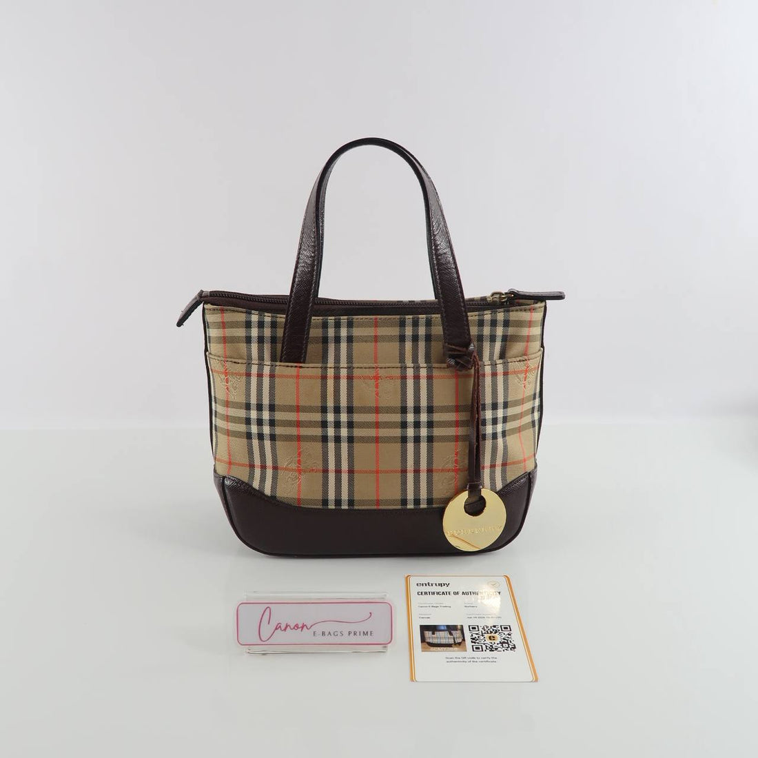 House Check Tote Bag