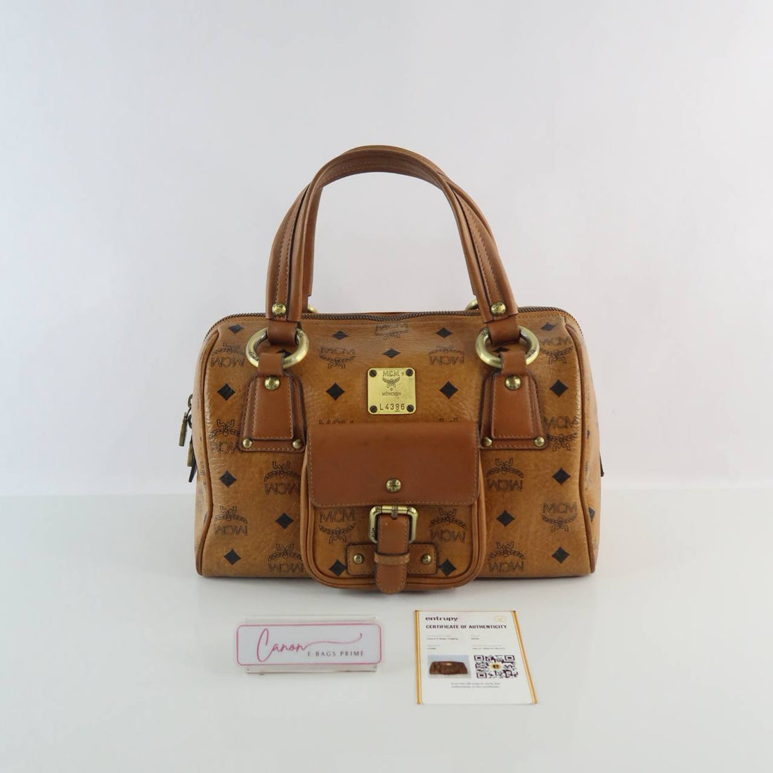 Essential Boston Handbag with Front Pocket