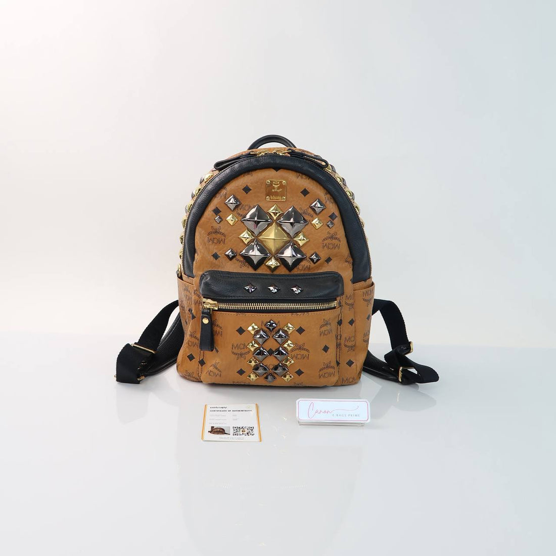 Visetos Studded Colorblock Stark Backpack