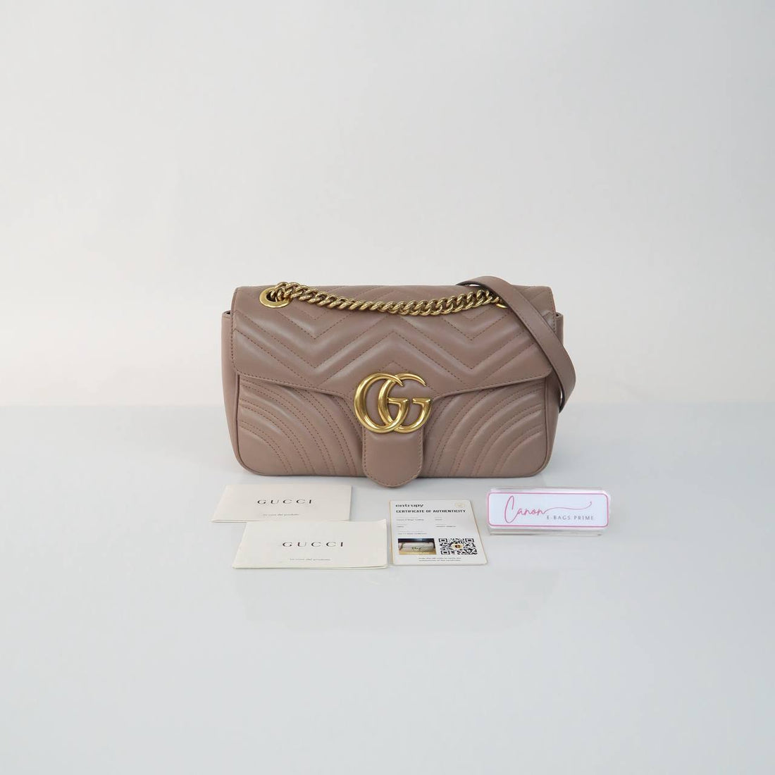 GG Marmont Chain Flap Two Way Bag