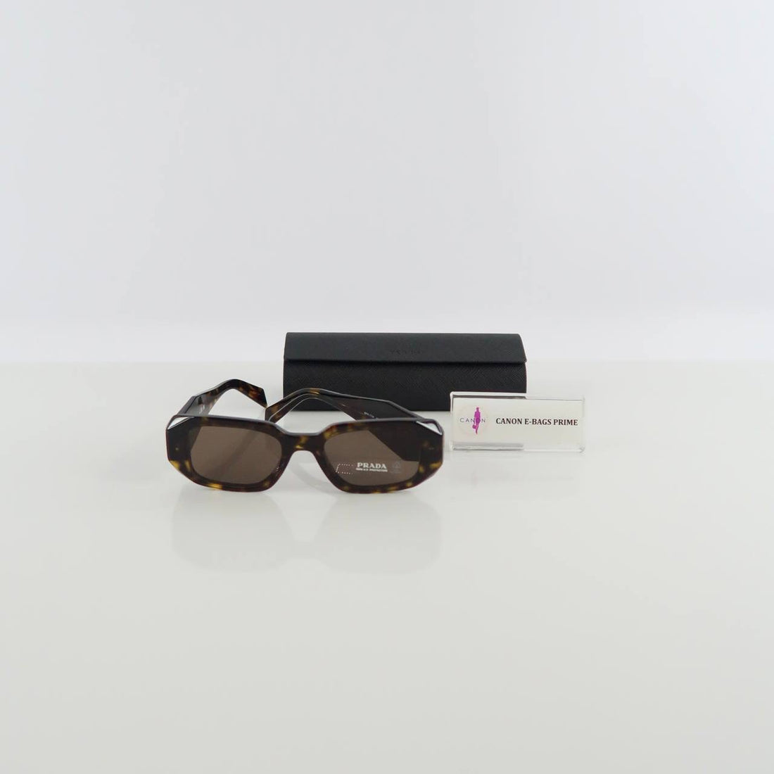 Tortoise Frame Rectangular Sunglasses