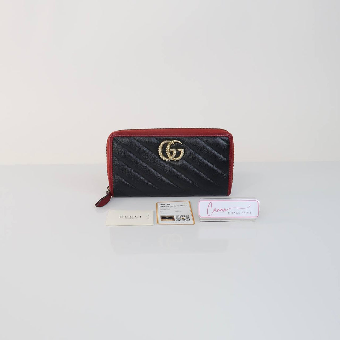 GG Marmont Zip-Around Wallet