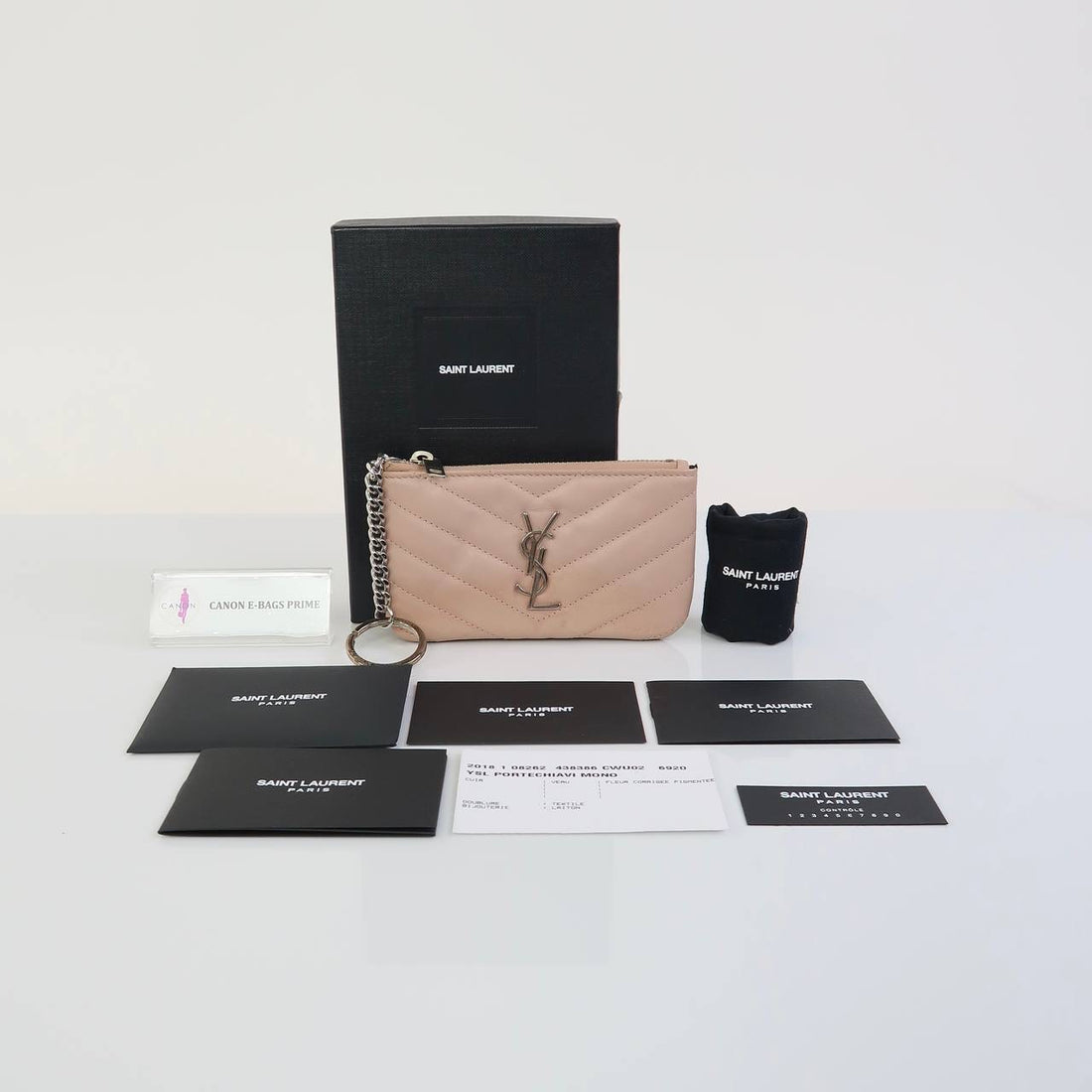 Matelasse Coin Purse/Key Cles