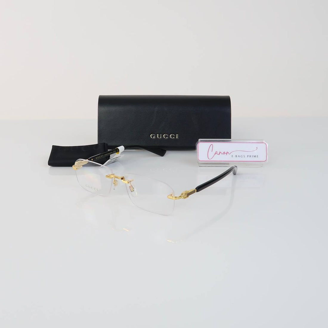 Rimless Rectangular Eyeglasses