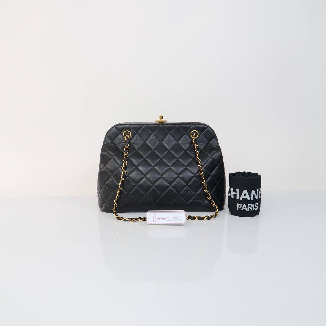 Vintage CC Kisslock Chain Shoulder Bag