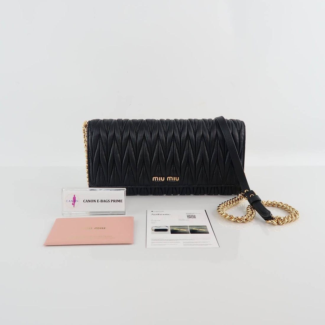 Bossa Portapoglio Matelasse Wallet on Chain