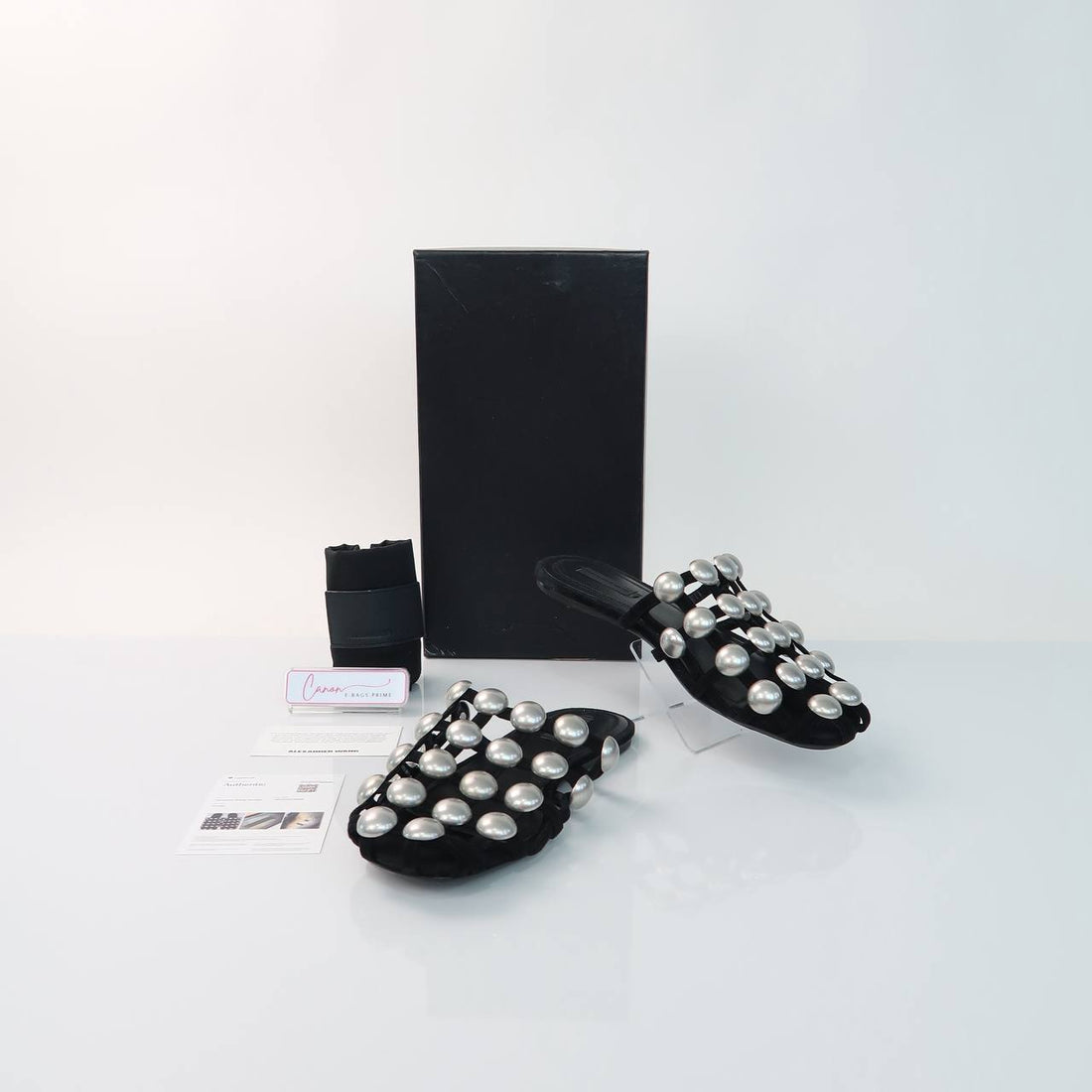 Amelia Studded Flat Mules