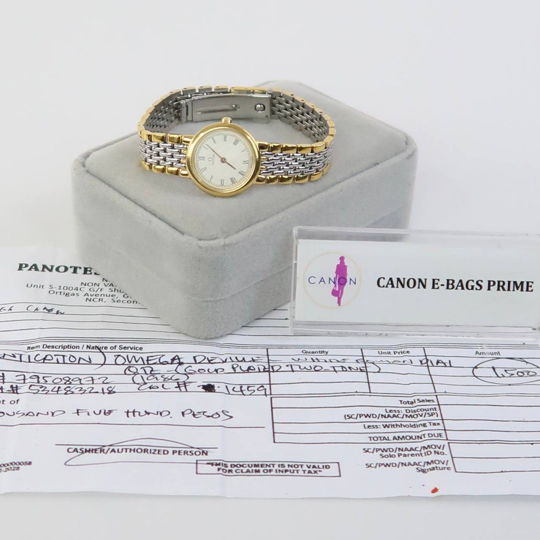 De Ville White Roman Dial Two-Tone 1986  Watch