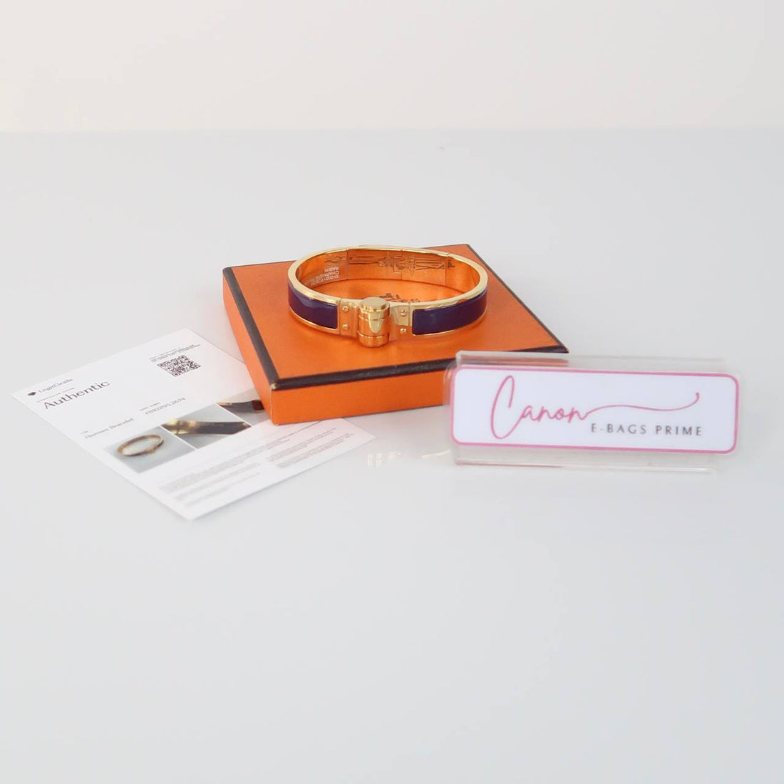 Hinged Enamel Bracelet Charniere