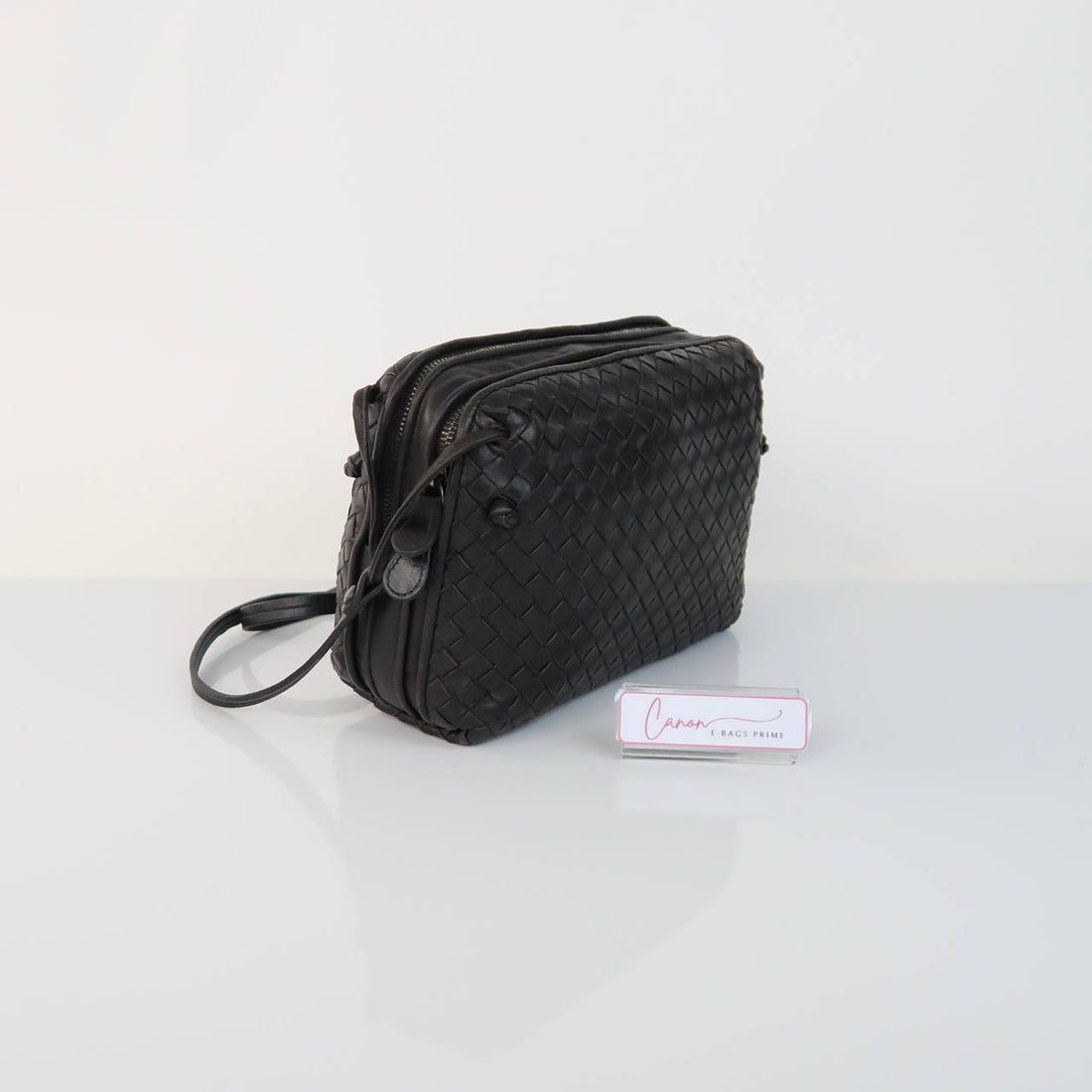 Nappa Intrecciato Nodini Crossbody Bag