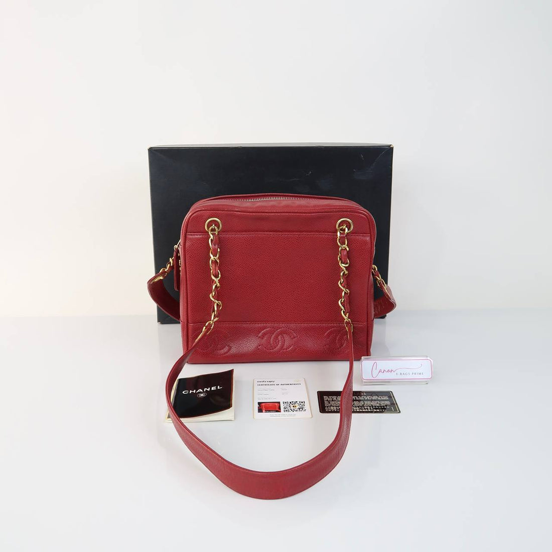 Vintage Triple CC Shoulder Bag