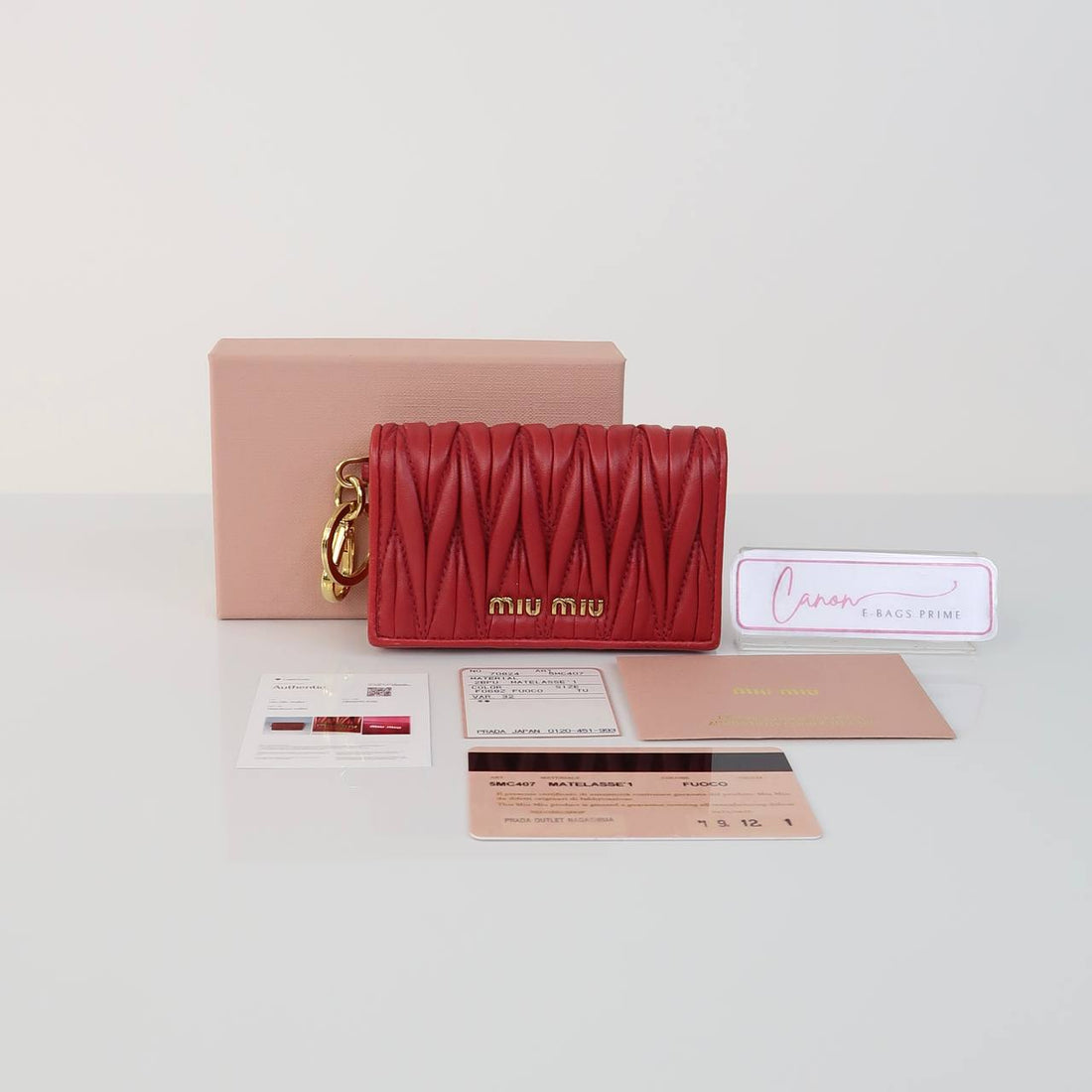 Metalasse Nappa Card Holder w/ Key Ring
