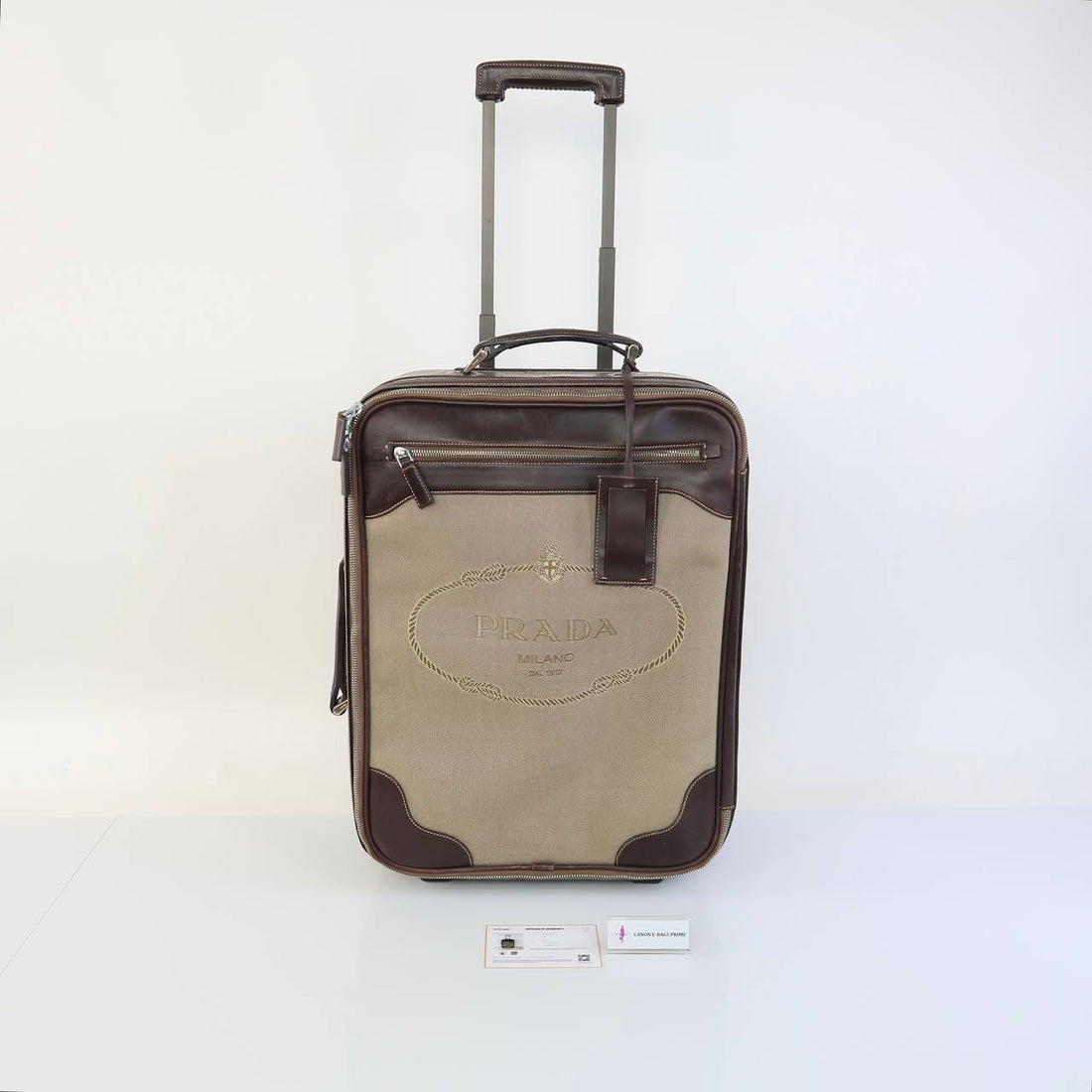 Logo Jacquard Rolling Suitcase