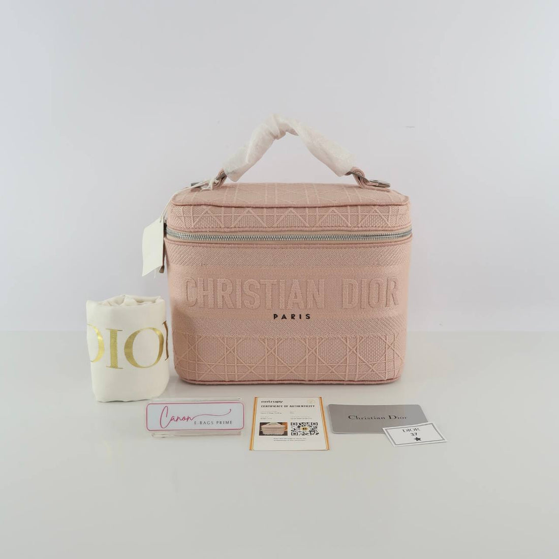 Cannage Embroidered Vanity