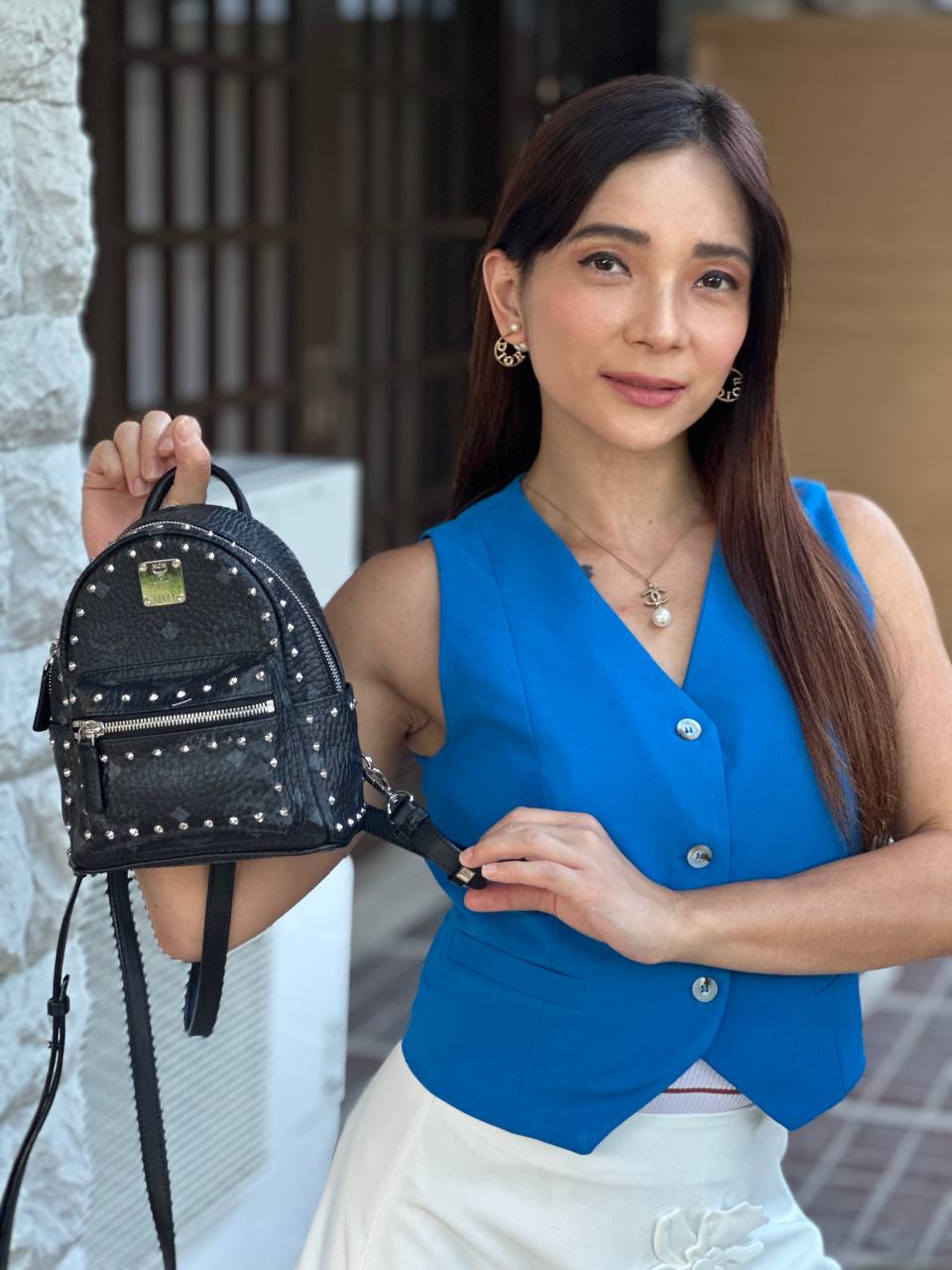Stark Studded Outline Backpack