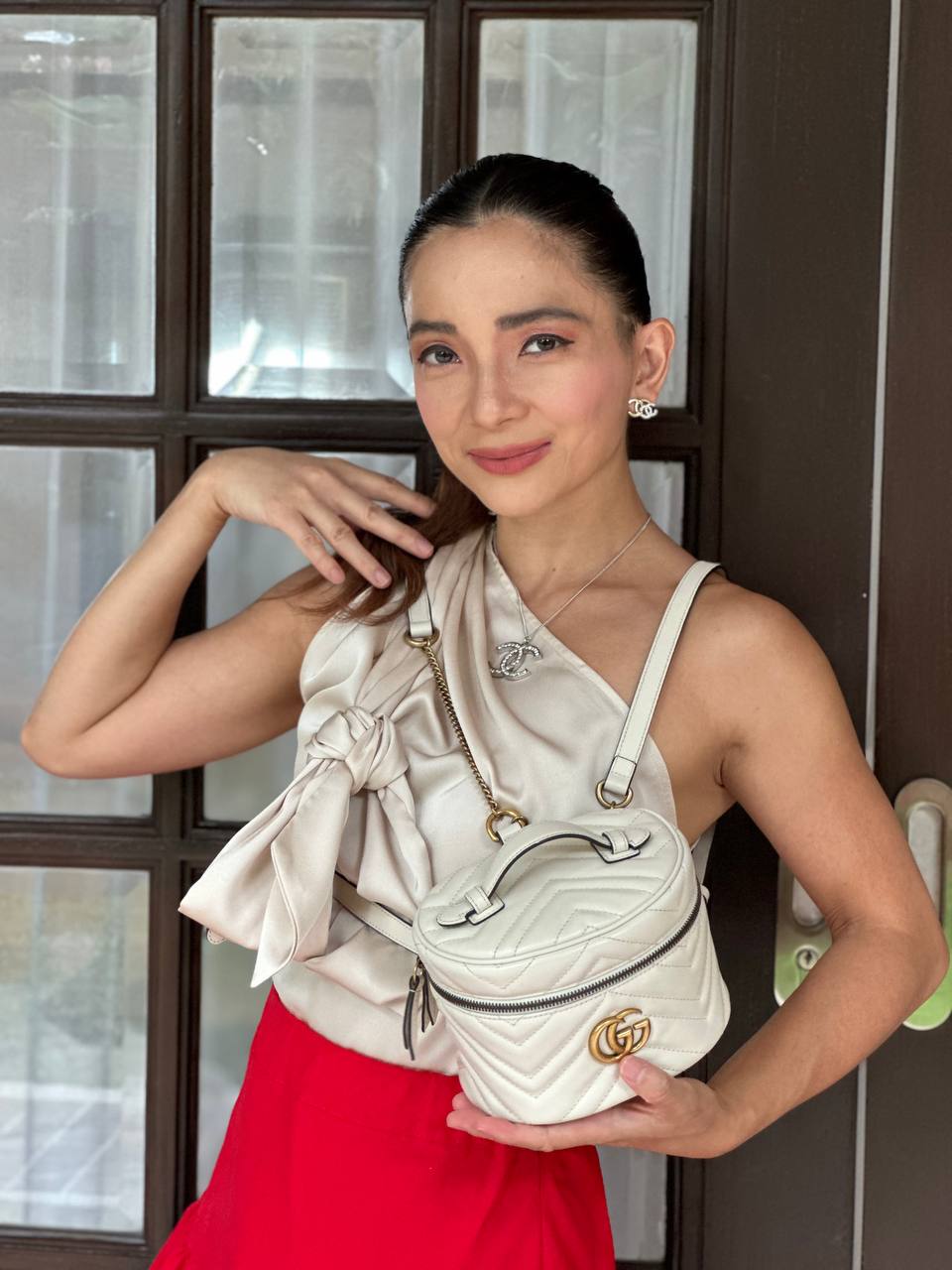 GG Marmont Round Vanity Backpack