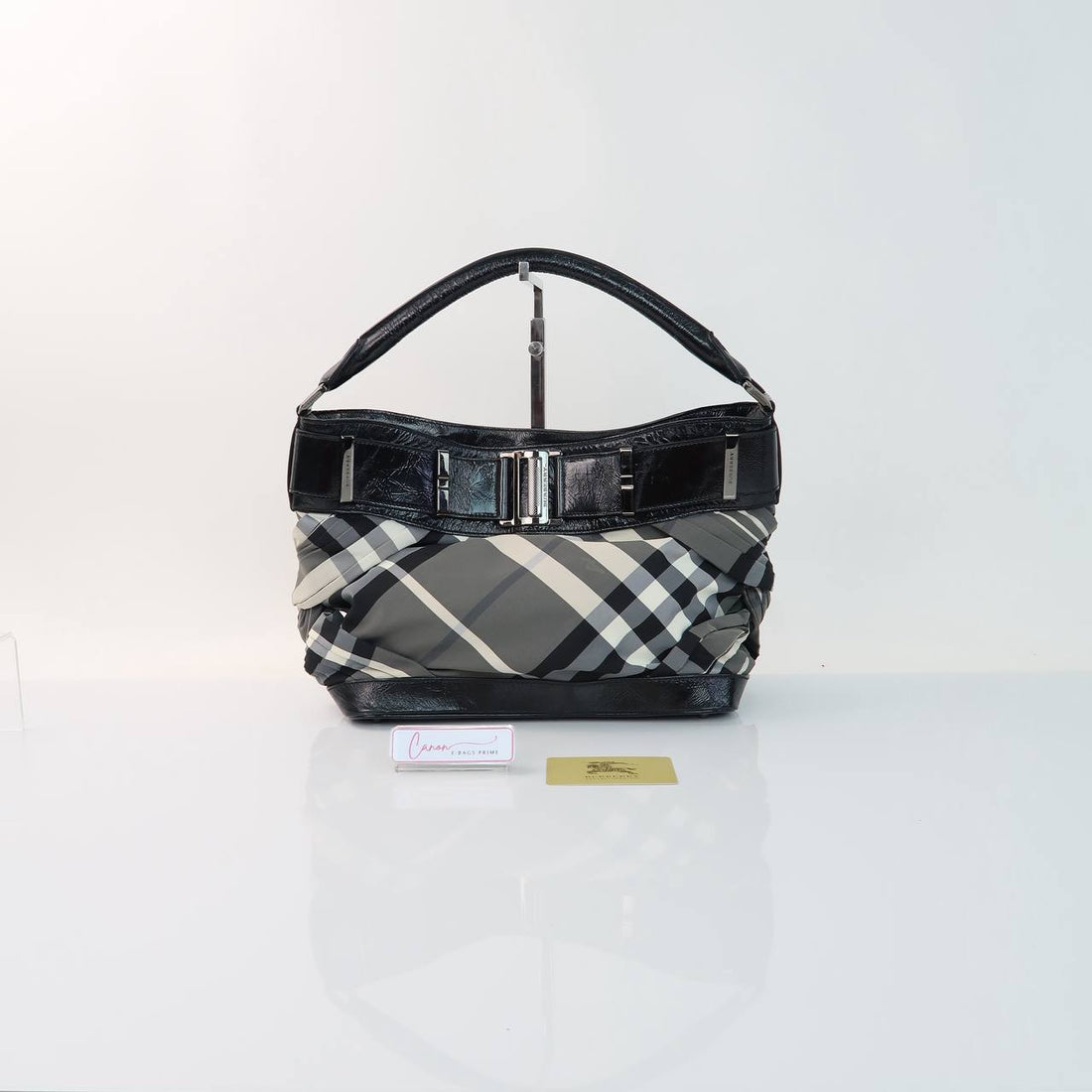 Beat Check Tartan Shoulder Bag