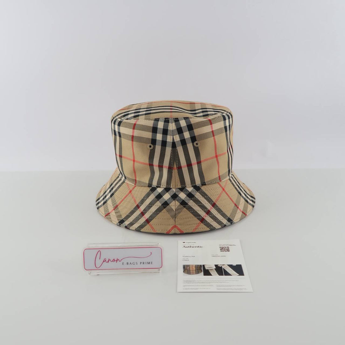 Checked Bucket Hat