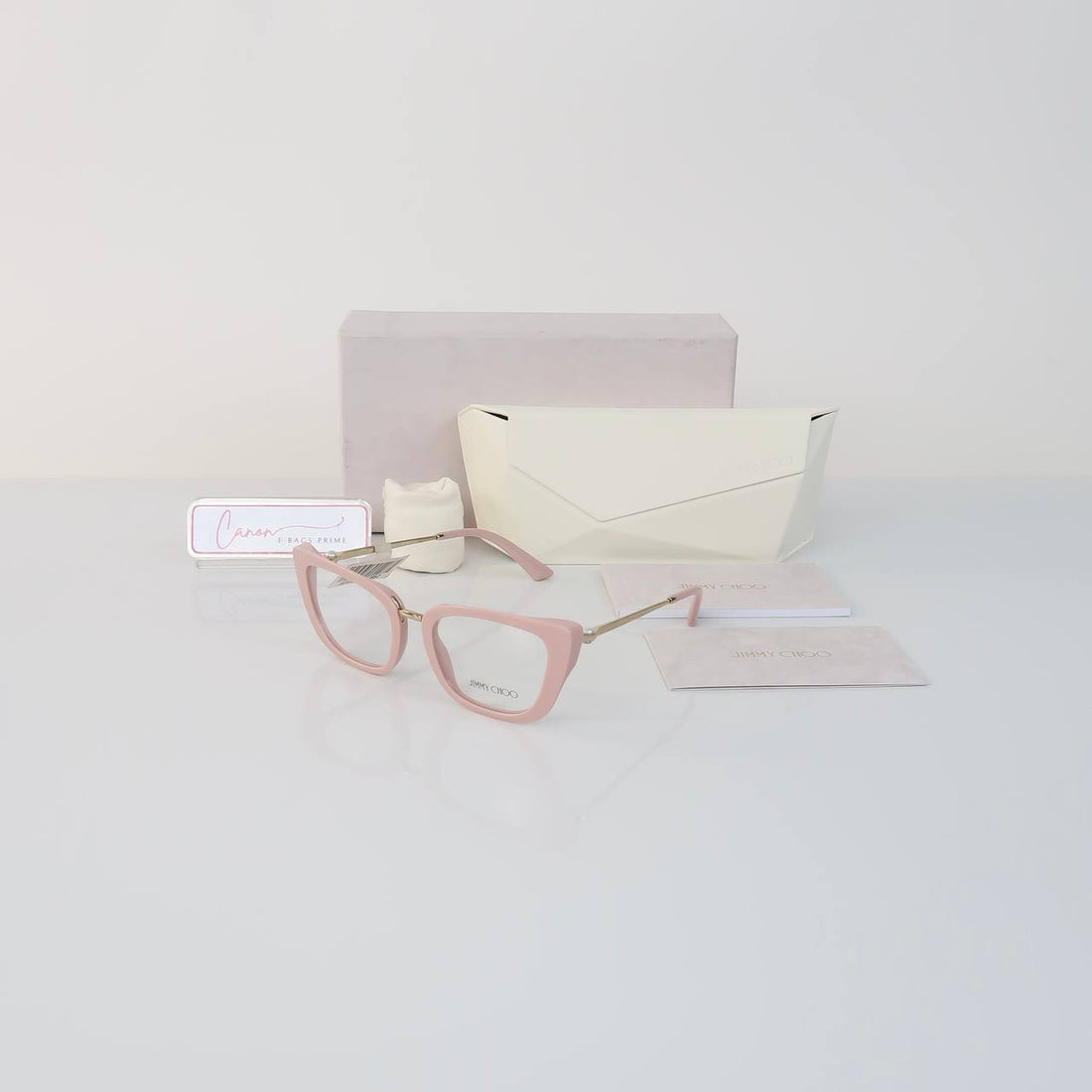 Cat-Eye Frame And Gold-Tone Temple Sunglasses