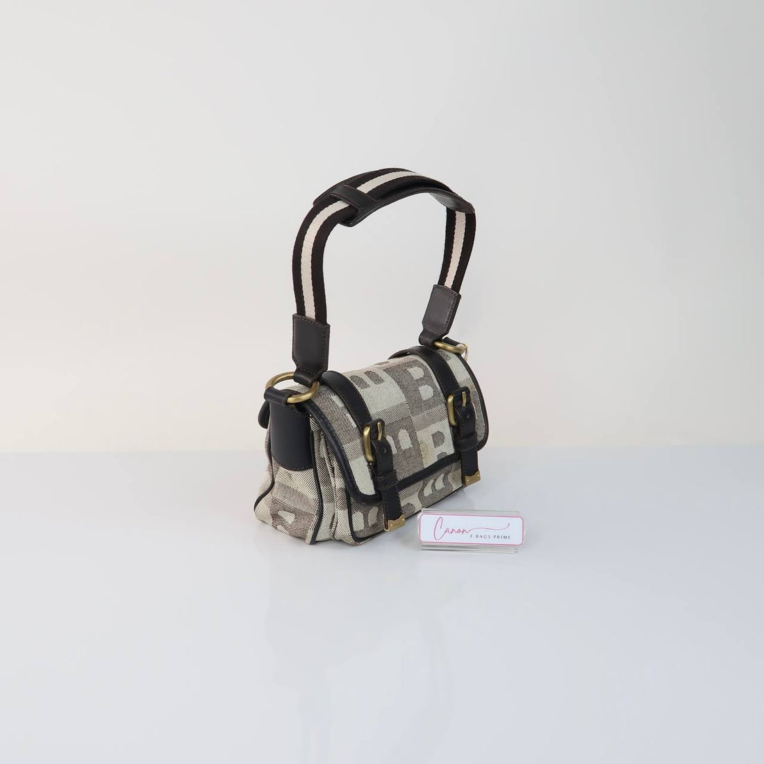 Busy B Monogram Shoulder Bag