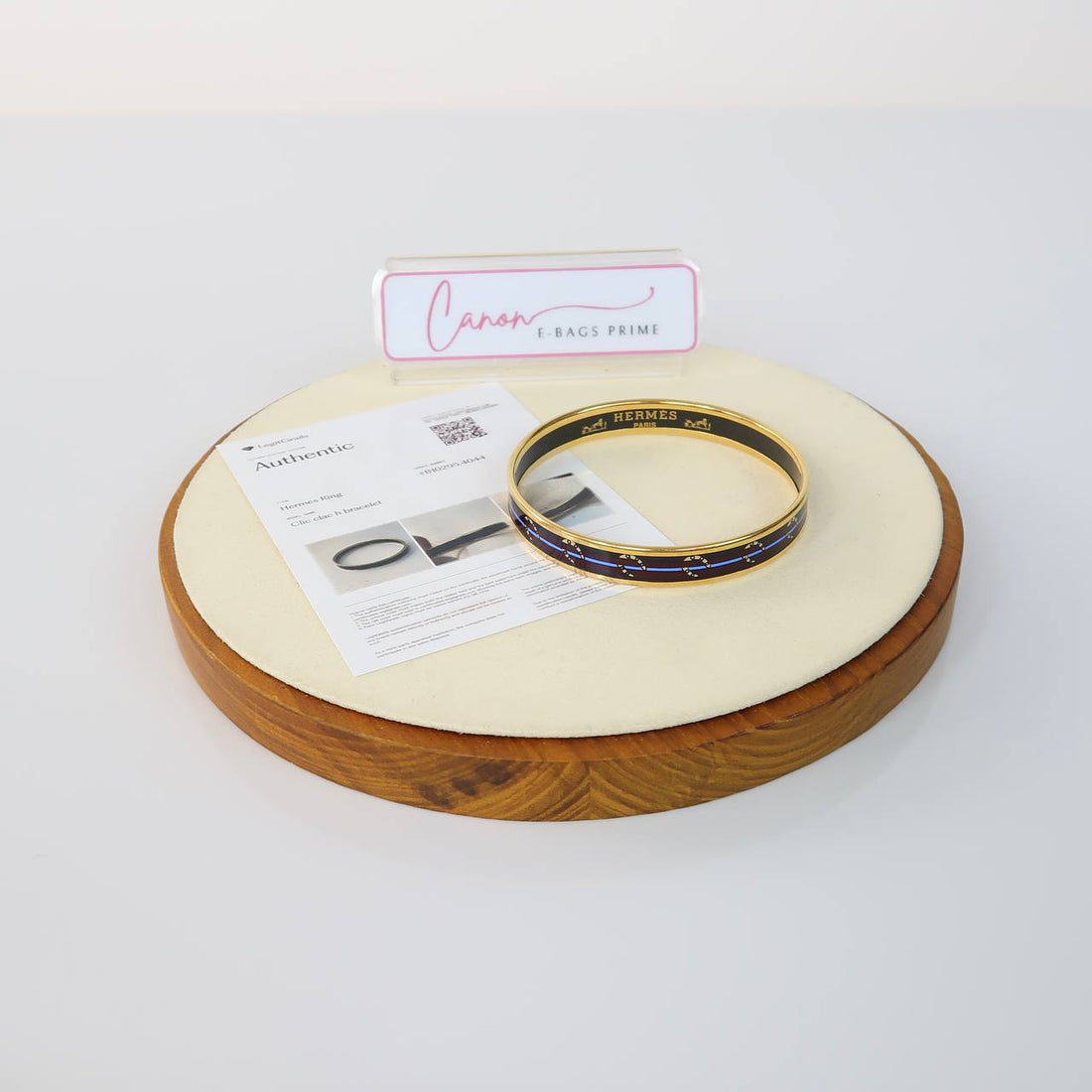 Narrow Horseshoe Bangle Gold Plating