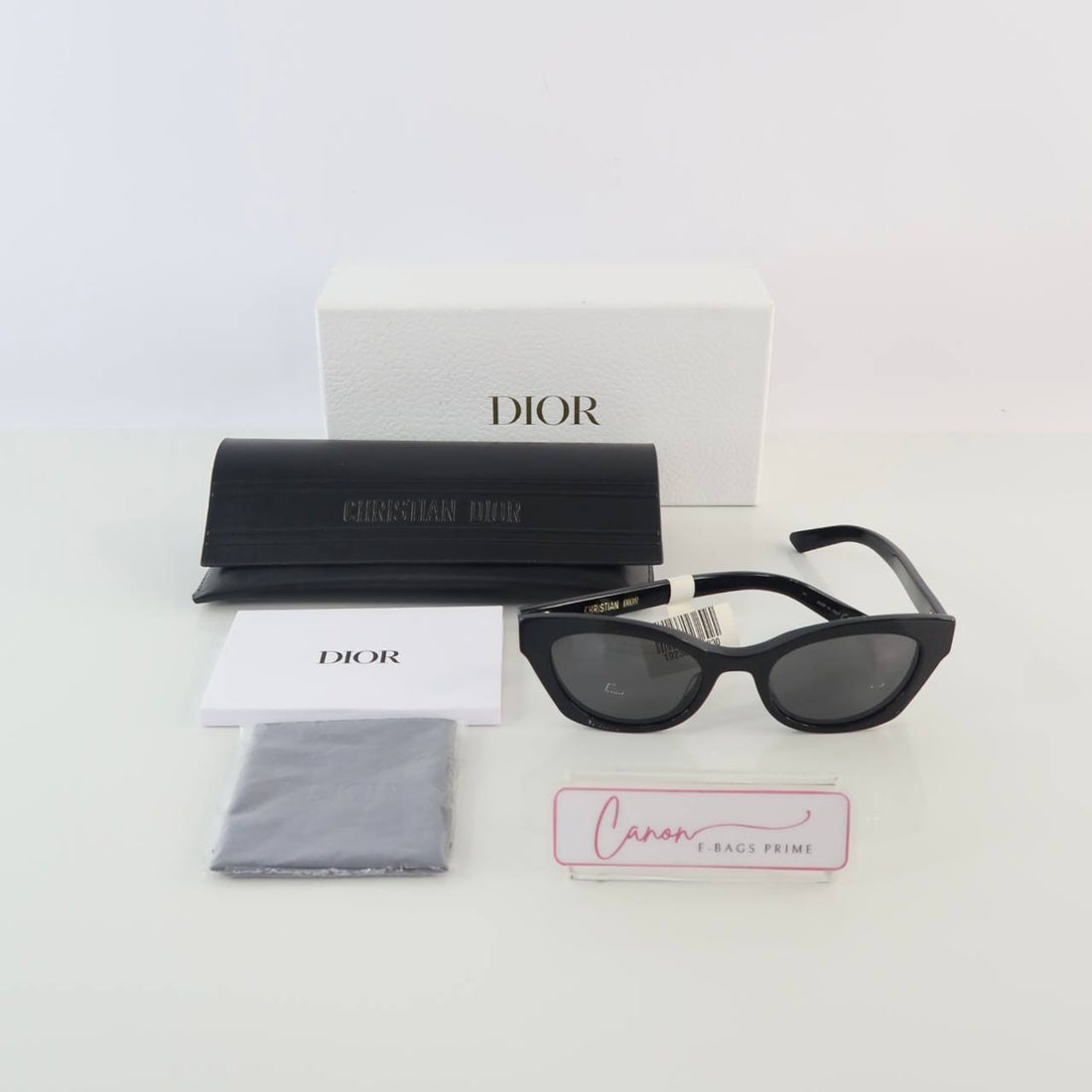 Midnight B21 Cat-Eye Black Sunglasses