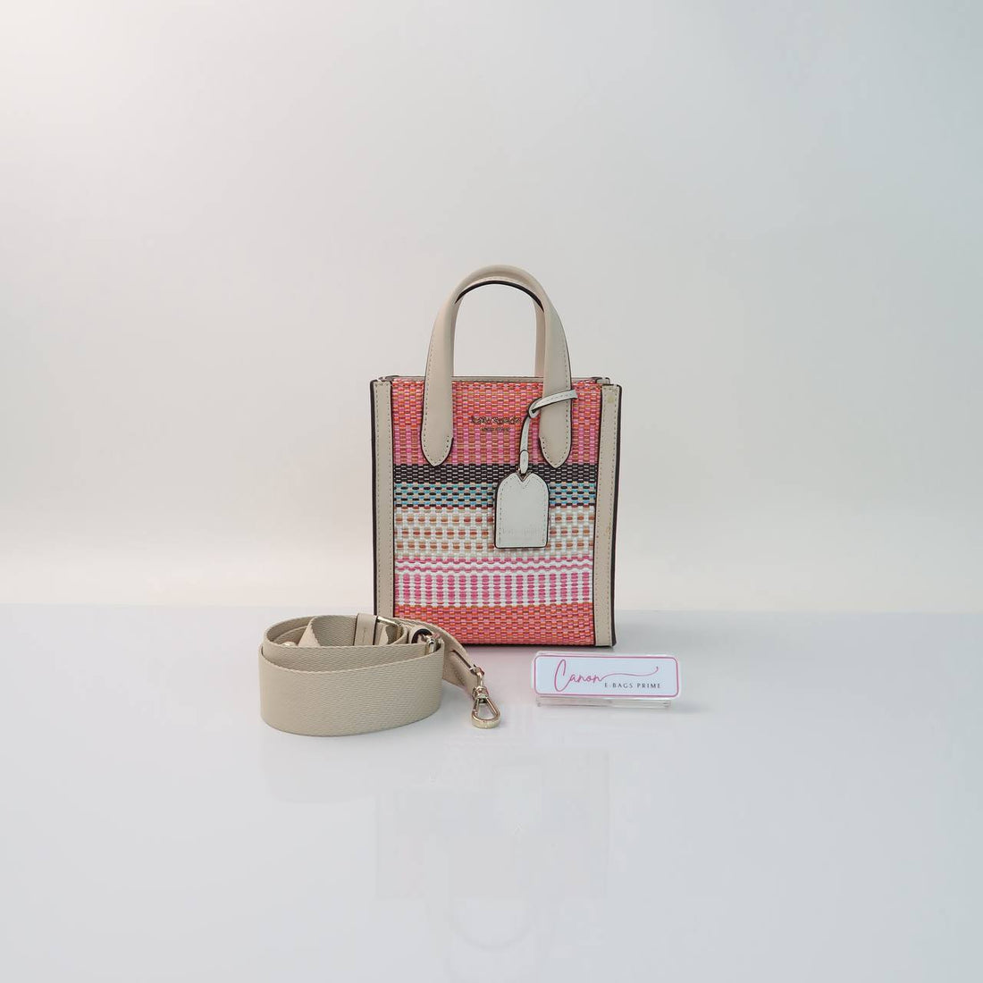 Manhattan Multicolor Woven Tote