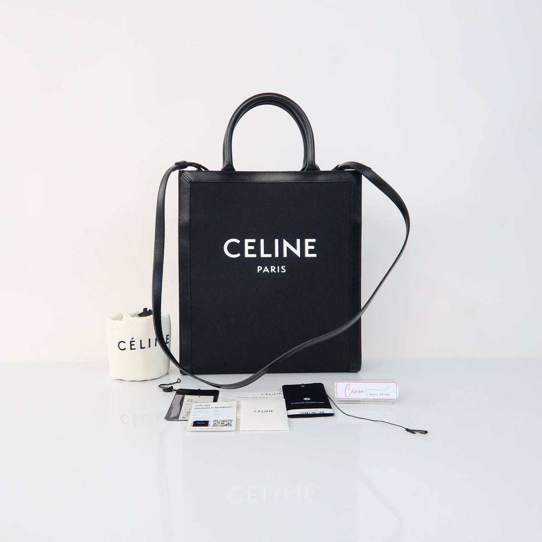 Vertical Cabas Tote Bag
