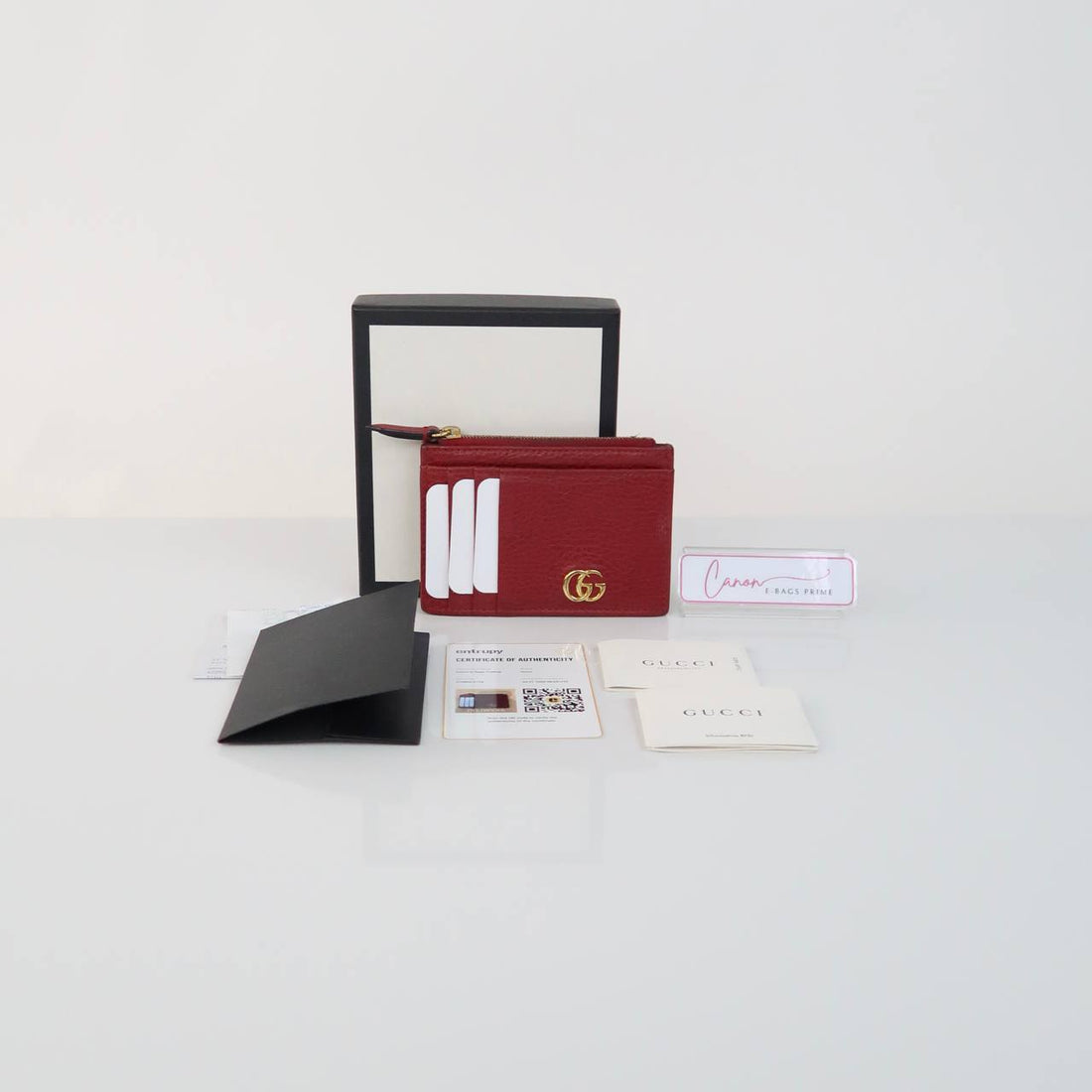 GG Marmont Card Case Wallet