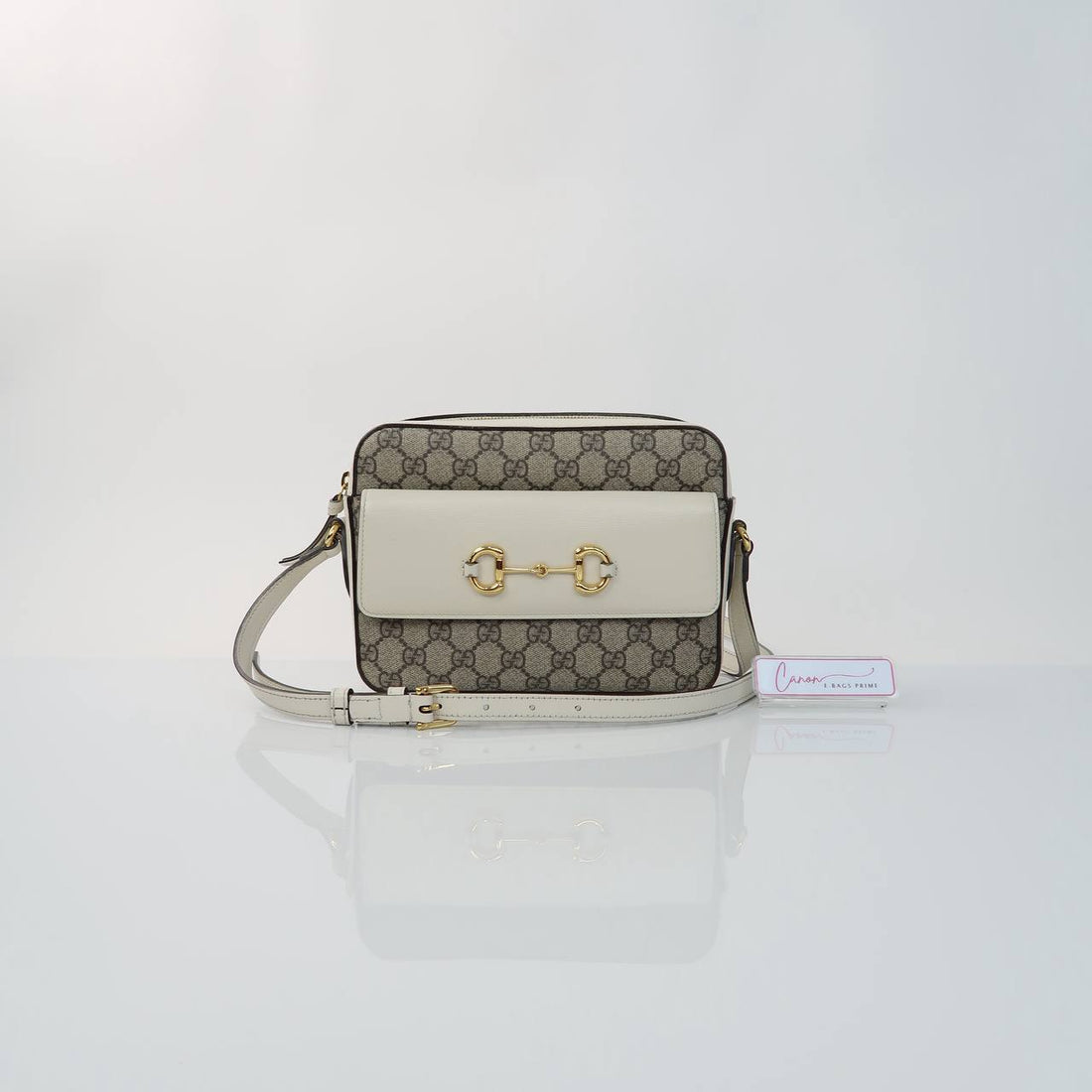 GG Supreme Monogram Horsebit 1955