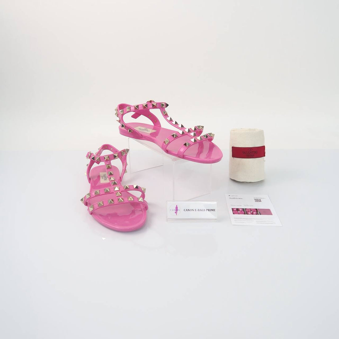 Rockstud PVC Thong Sandals