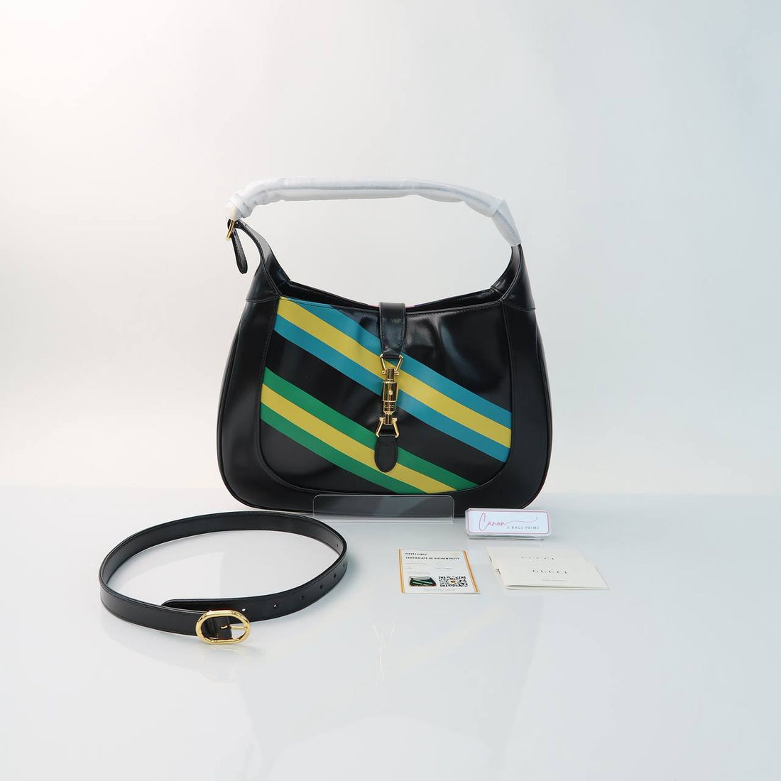Jackie 1961 Multicolored Striped Geometric Print