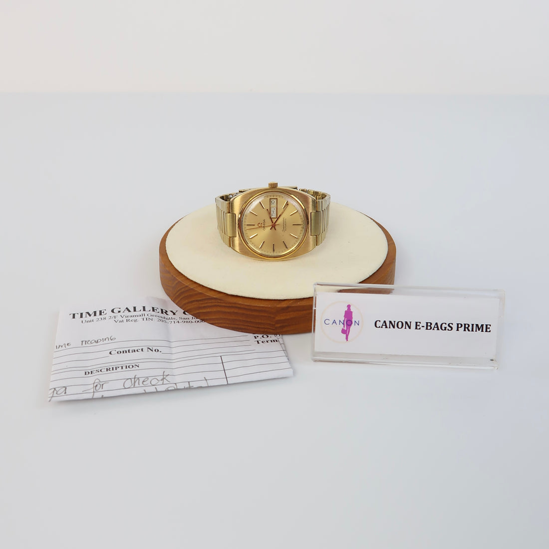 Seamaster Men’s Automatic Gold Plated Watch