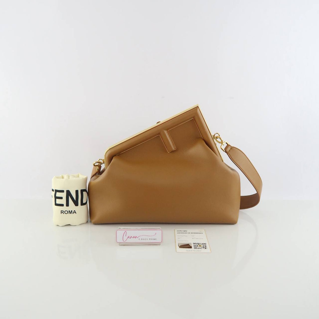 First Midi Bag With F Clasp