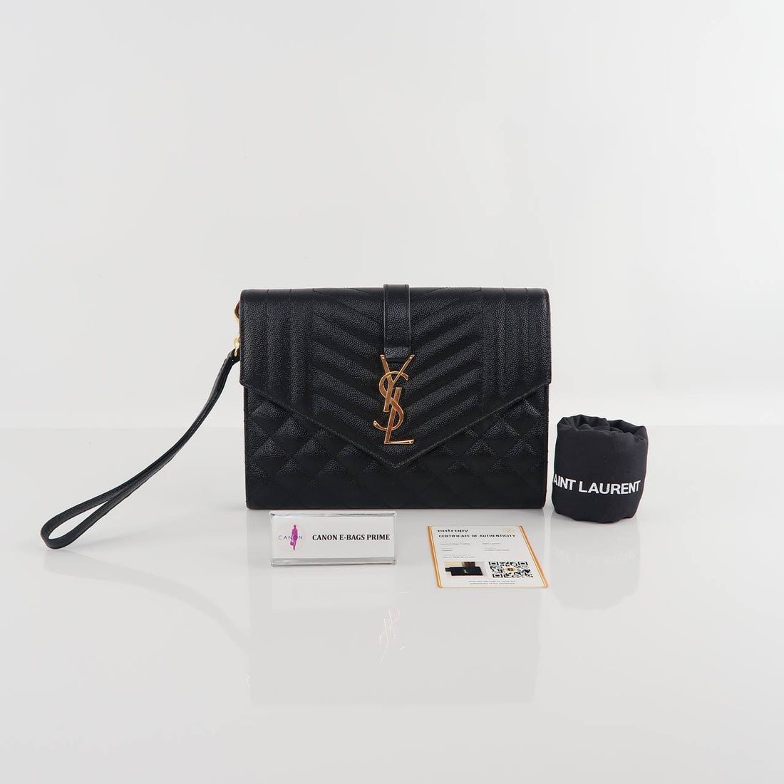 Tri-quilt Envelope Wristlet Pouch