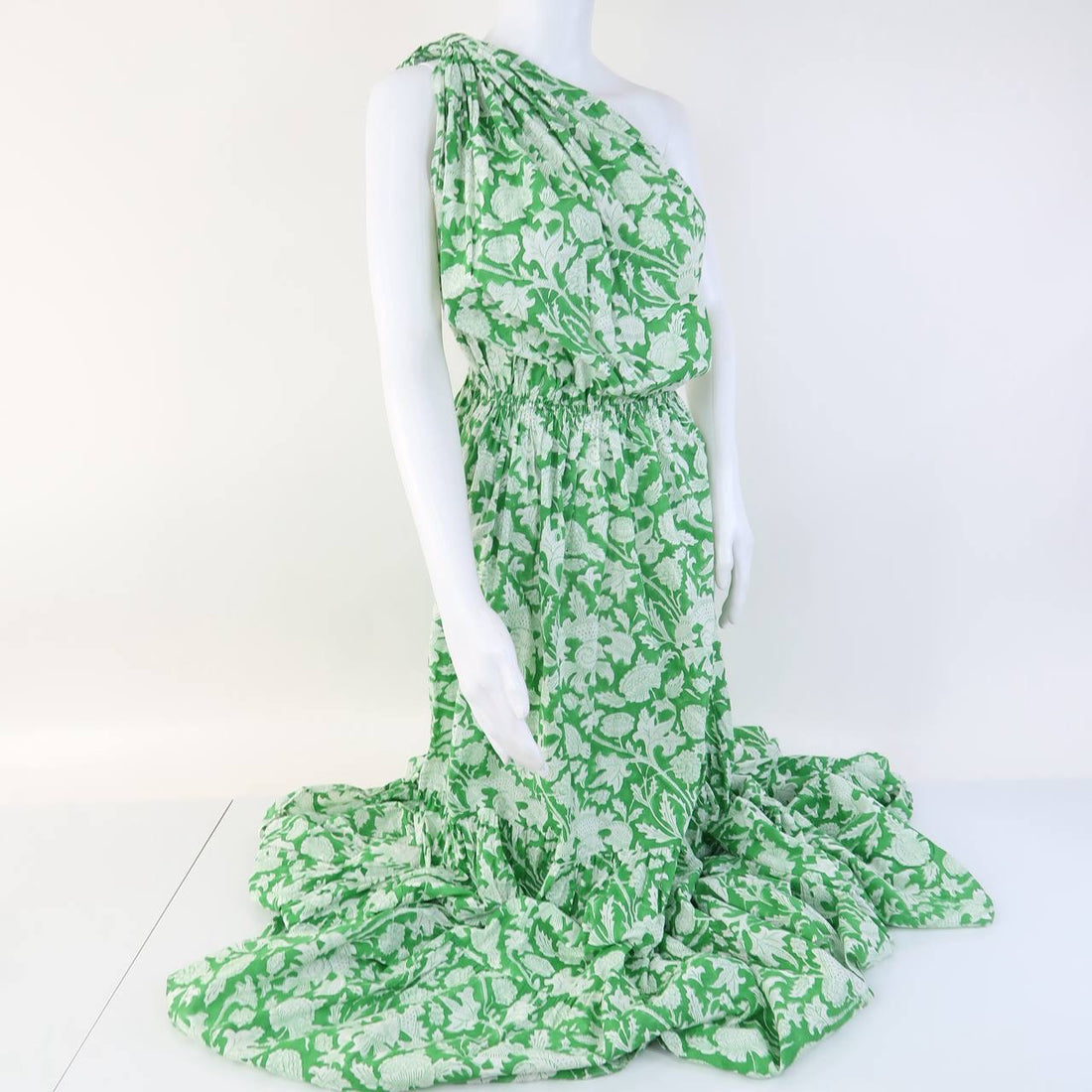 Exclusive One Shoulder Botanica Long  Dress