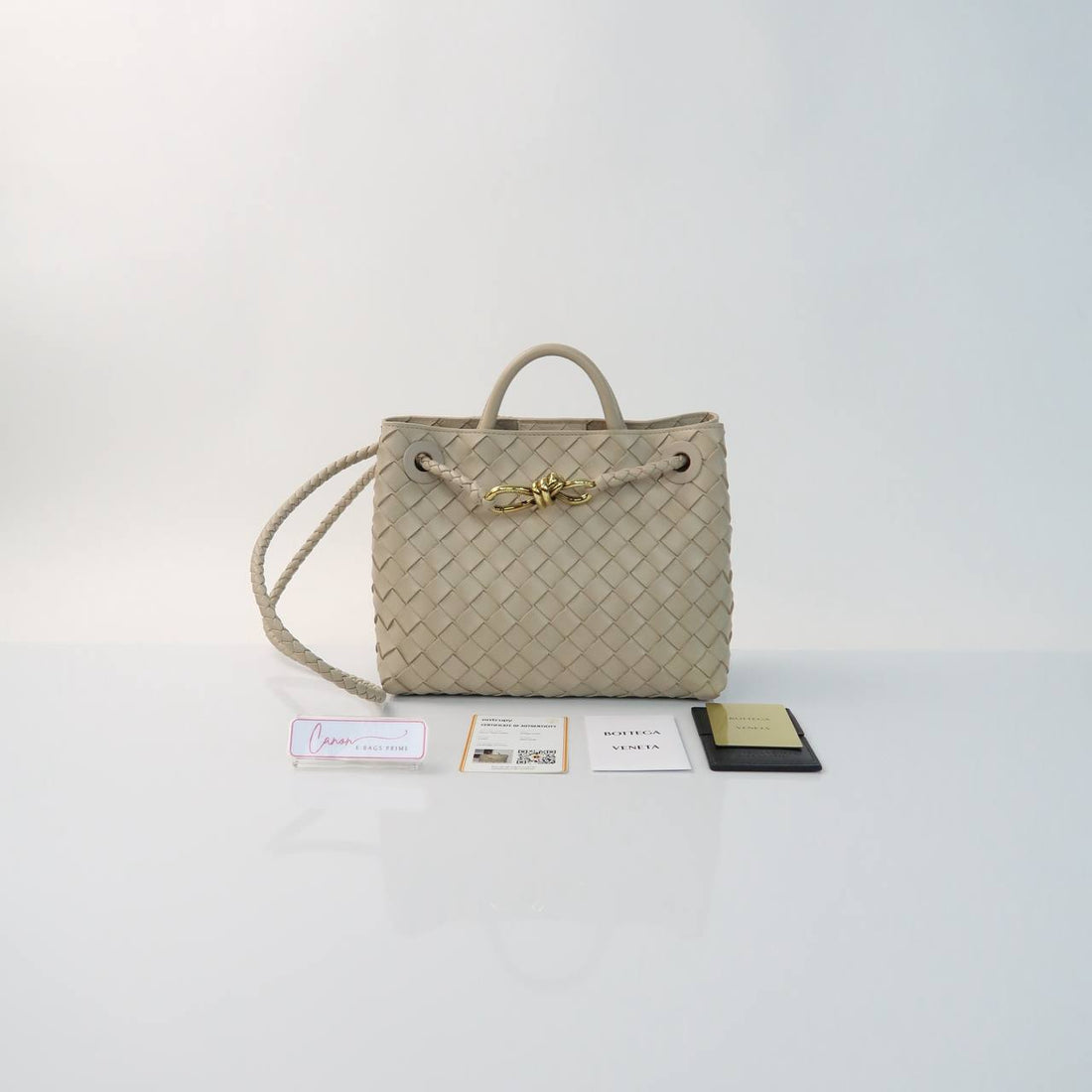 Andiamo Nappa Intrecciato Shoulder Bag