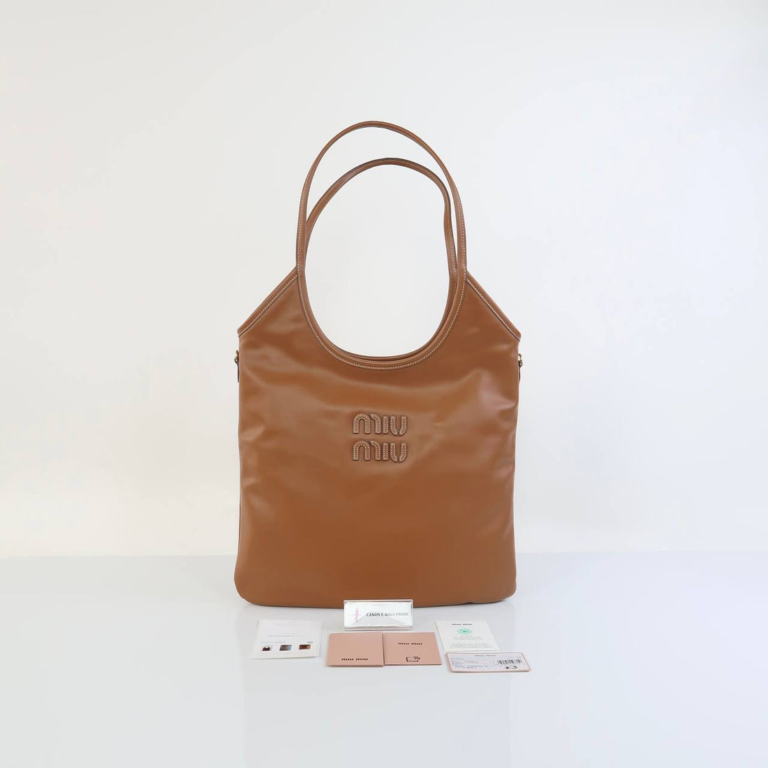Ivy Cognac Tote Bag