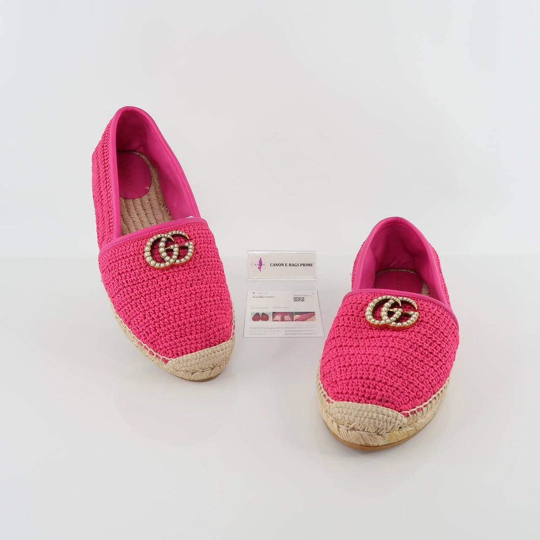 Pilar GG Crochet Espadrilles